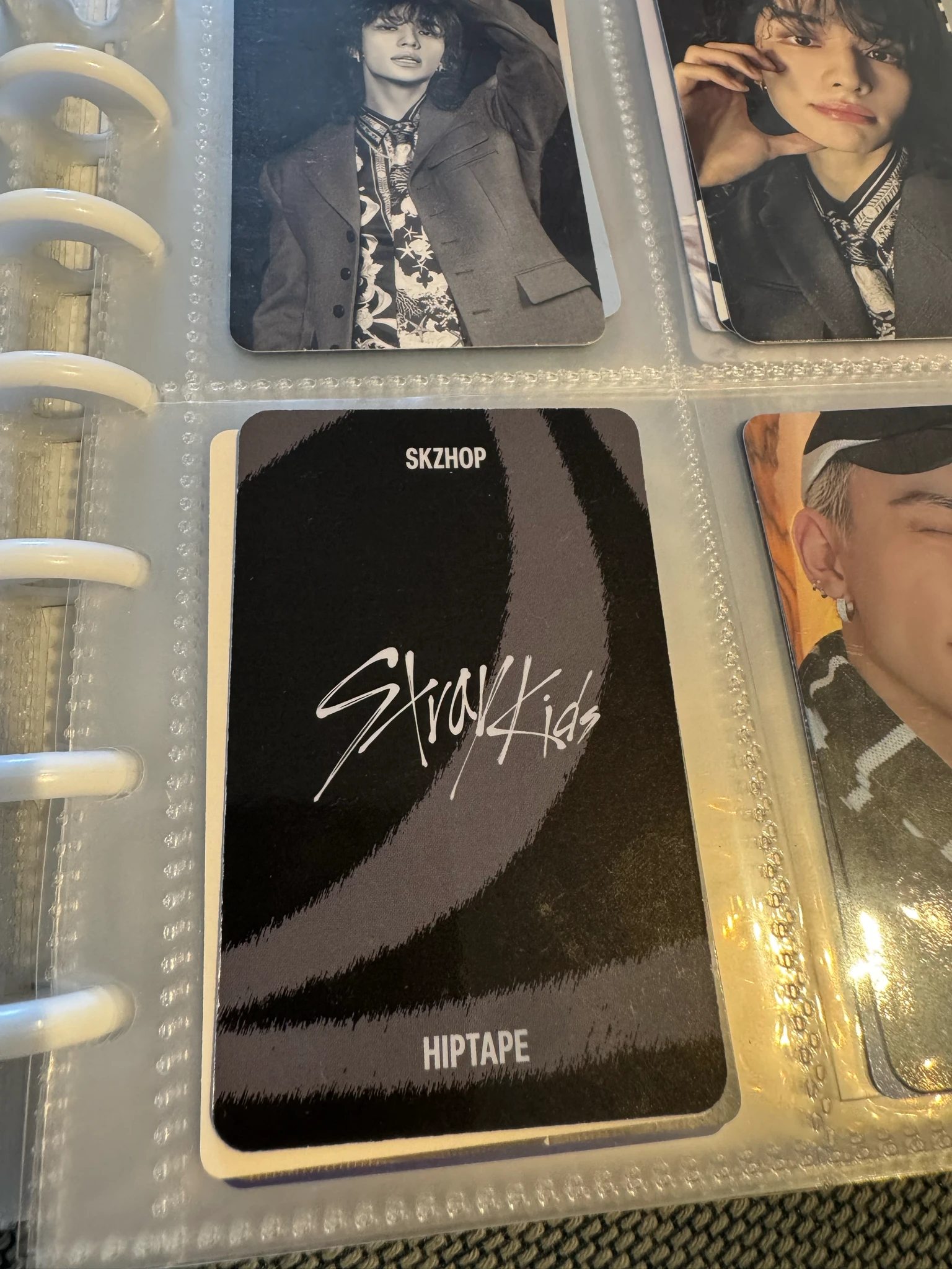 Stray Kids Seungmin Stray Kids - Seungmin - HOP Album album photocard accordion version monochrome listing photo 2