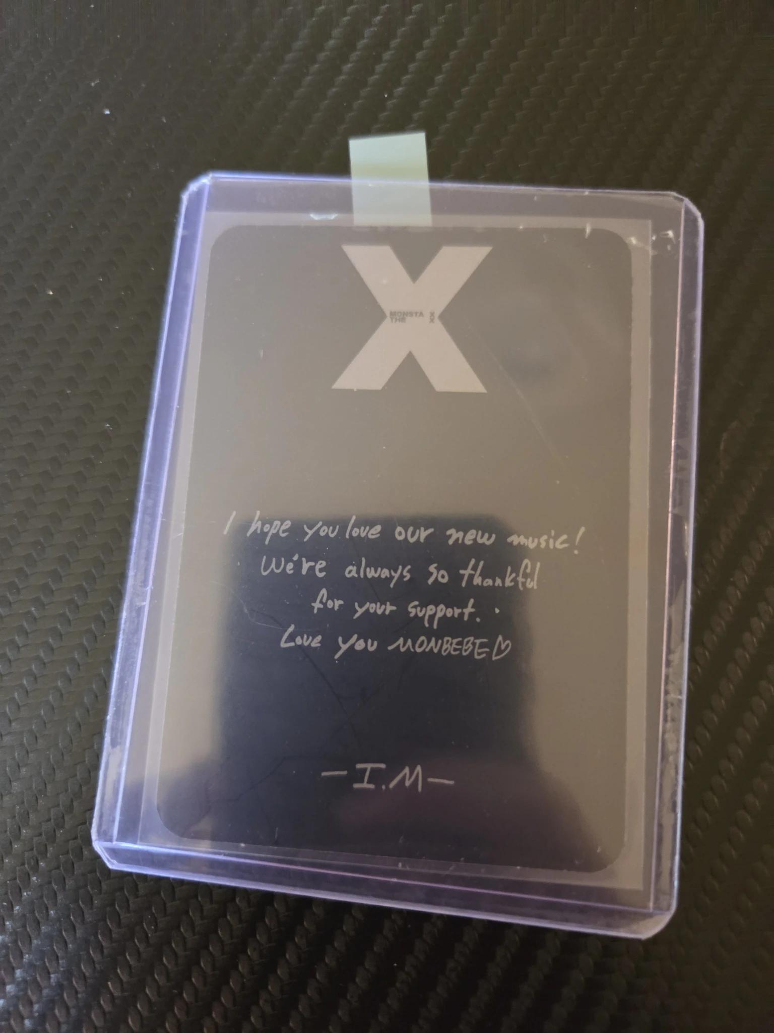 MONSTA X I.M MONSTA X - I.M - THE X Album target exclusive message card concept version listing photo 2