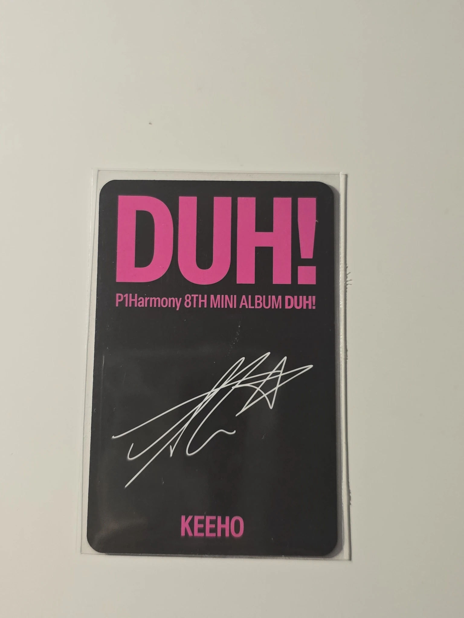 P1Harmony Keeho P1Harmony - Keeho - DUH! Album album photocard d ver. listing photo 2