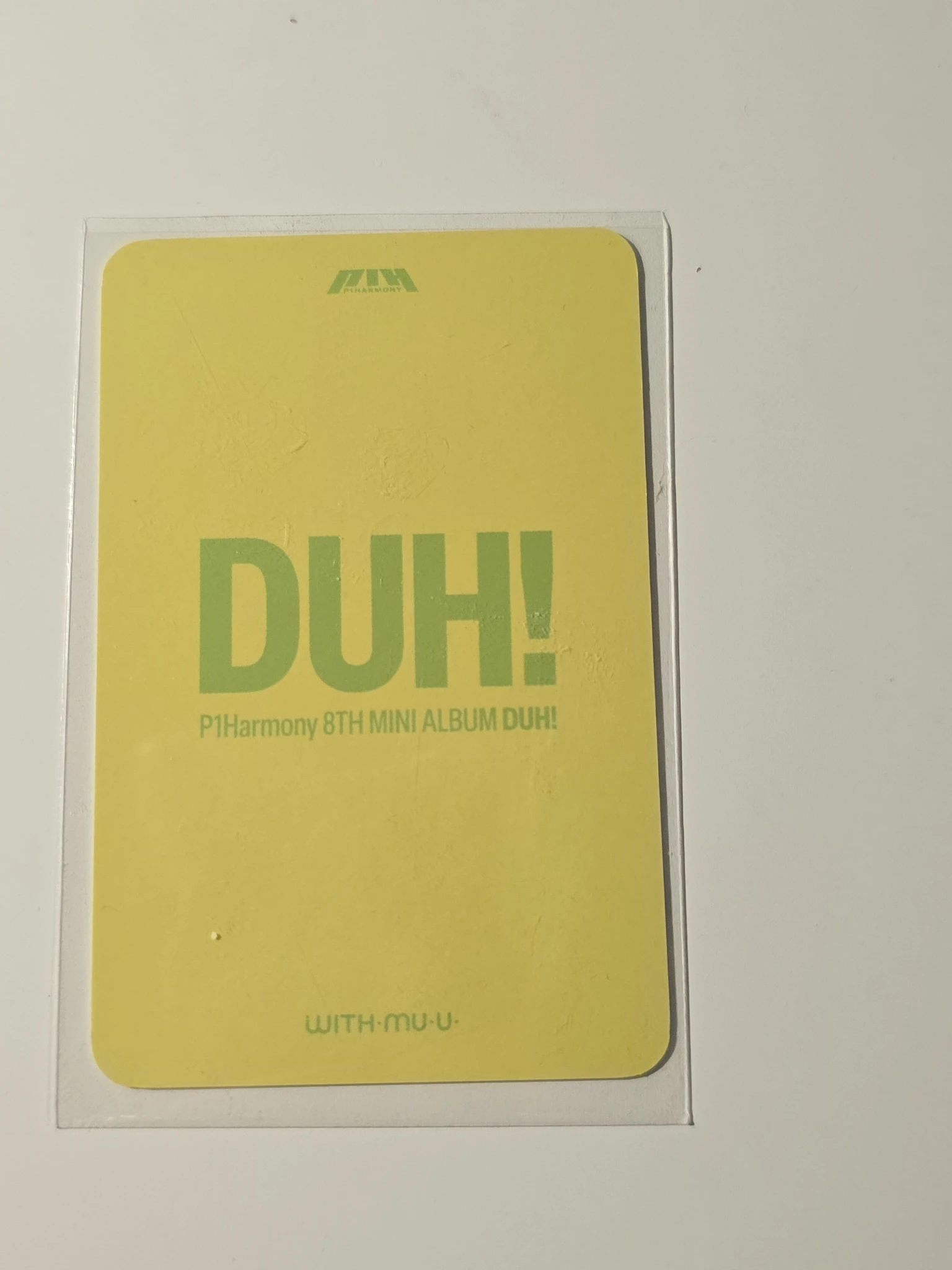 P1Harmony Theo P1Harmony - Theo - DUH! Album withmuu fansign listing photo 2