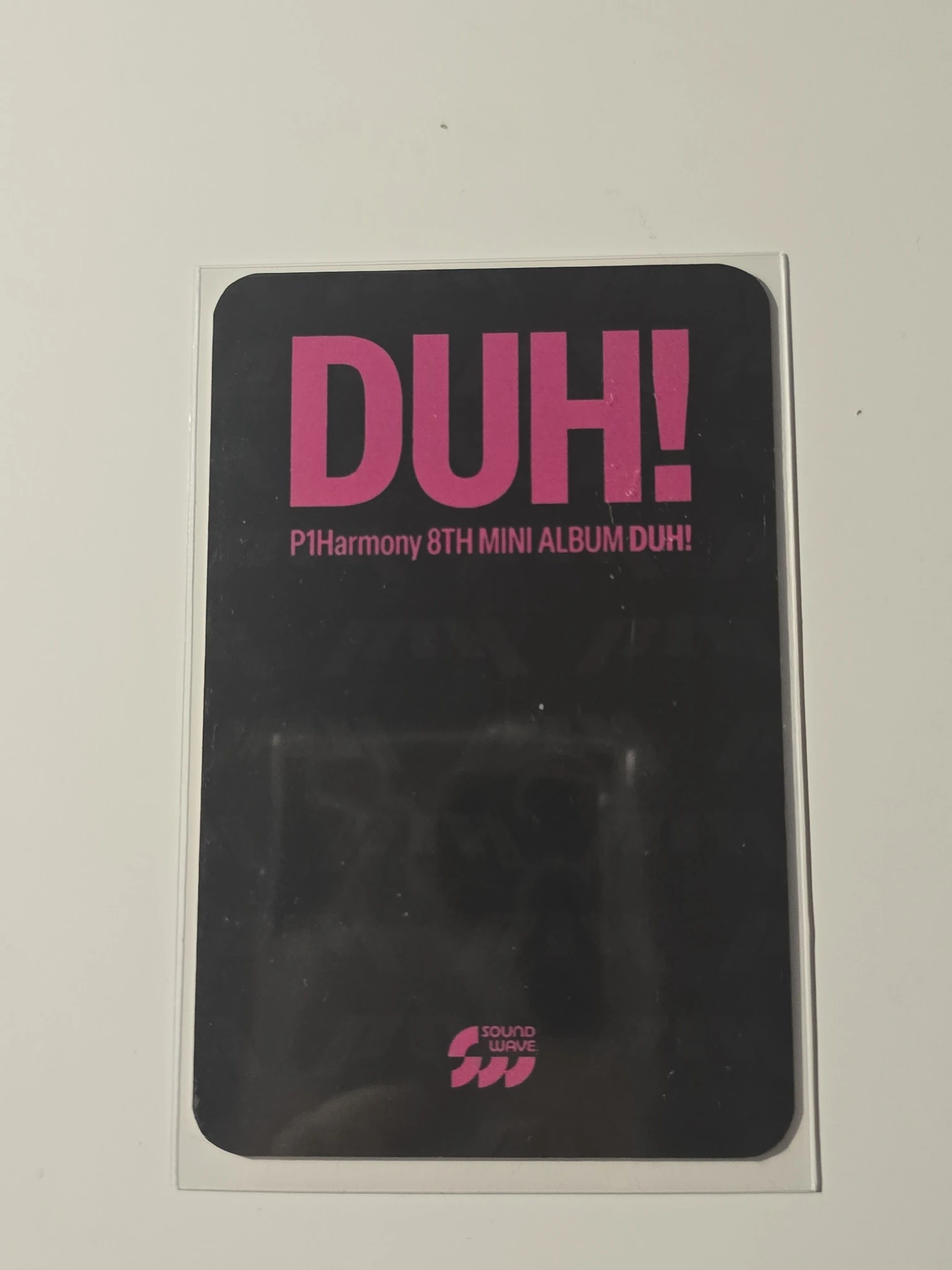 P1Harmony Theo P1Harmony - Theo - DUH! Album soundwave album photocard listing photo 2