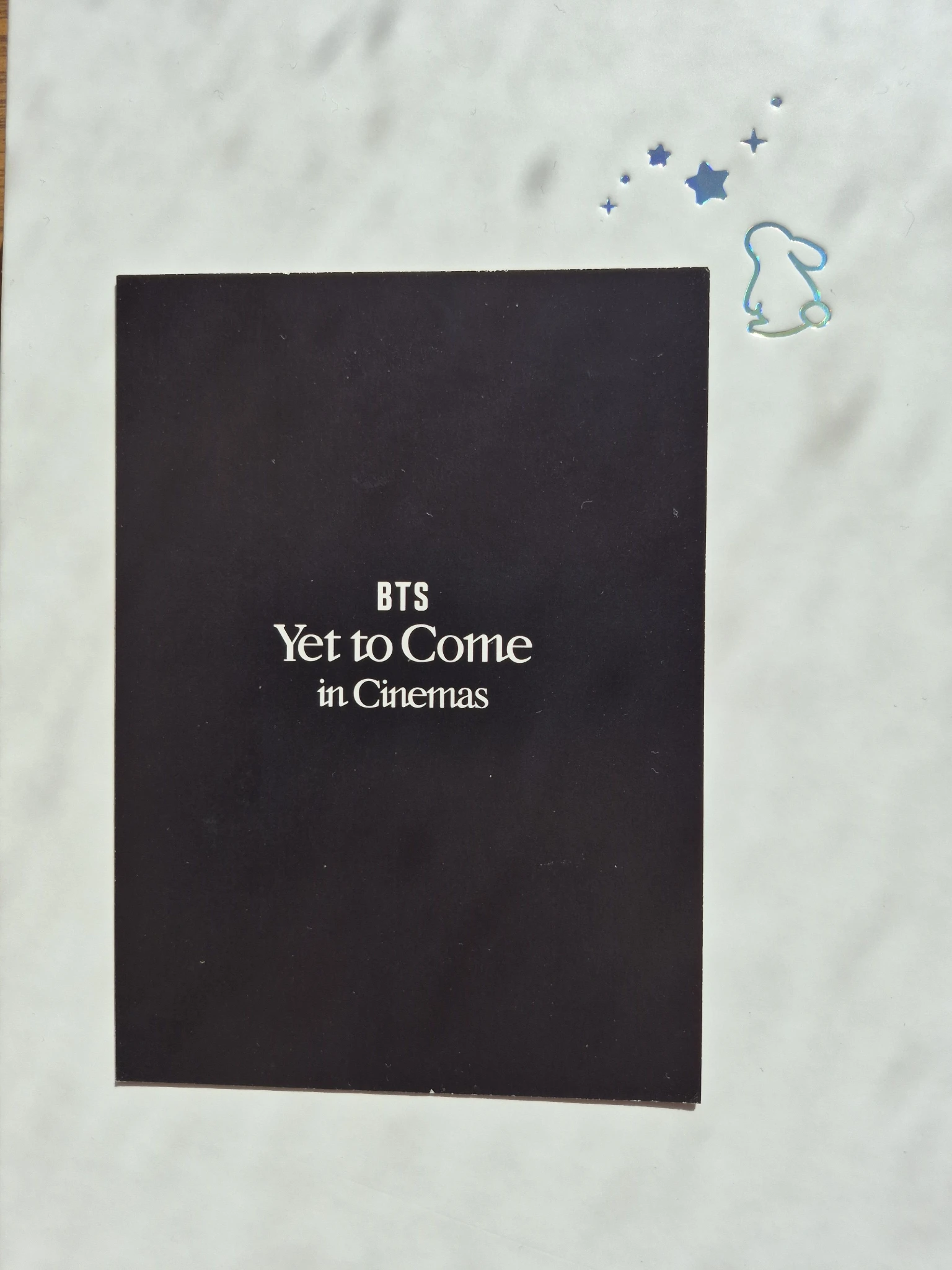 BTS RM BTS - RM - Yet To Come in Cinemas Event korea entrance benefit postcard listing photo 2