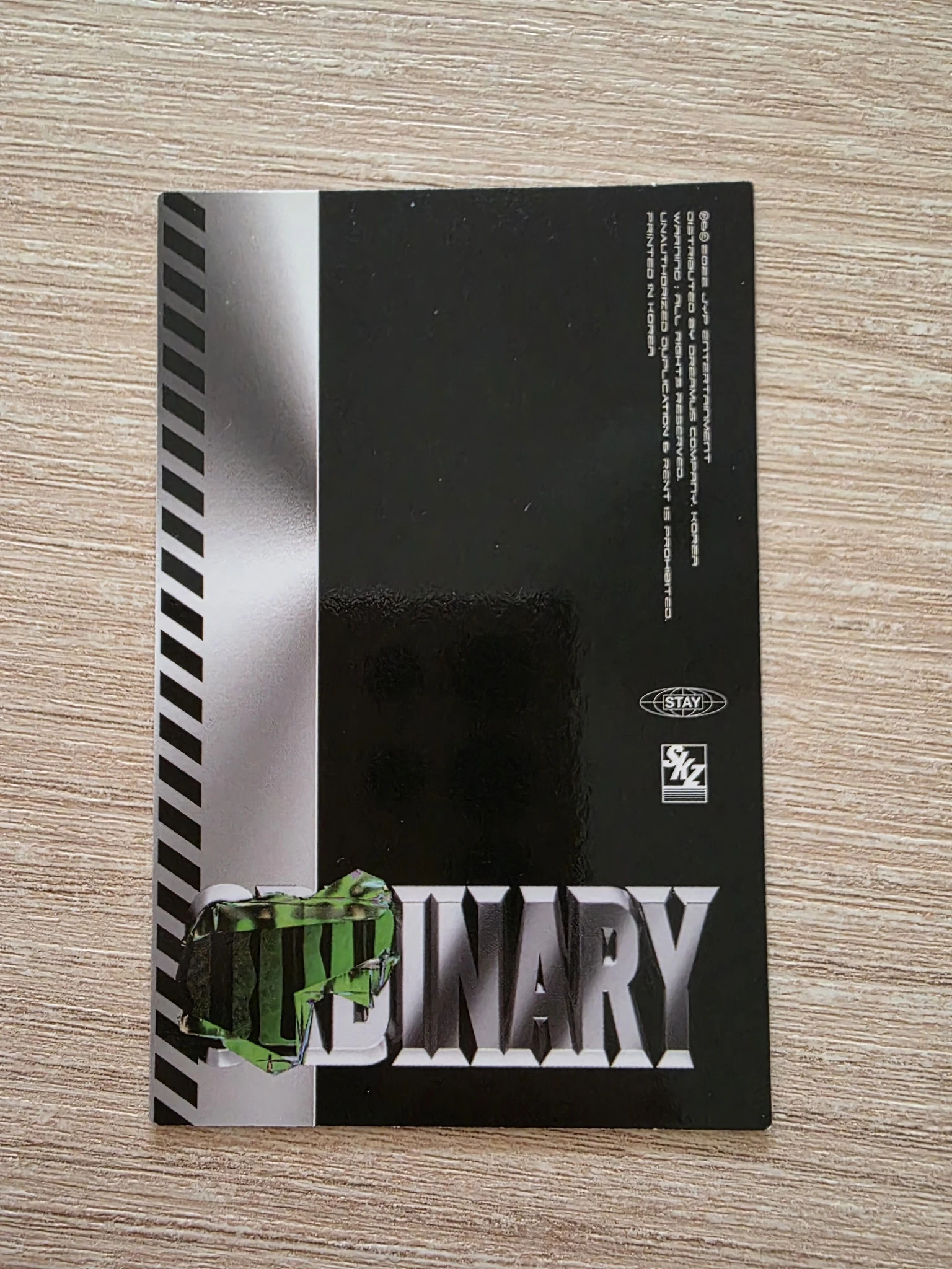 Stray Kids Felix Stray Kids - Felix - Oddinary Album album photocard id card listing photo 2