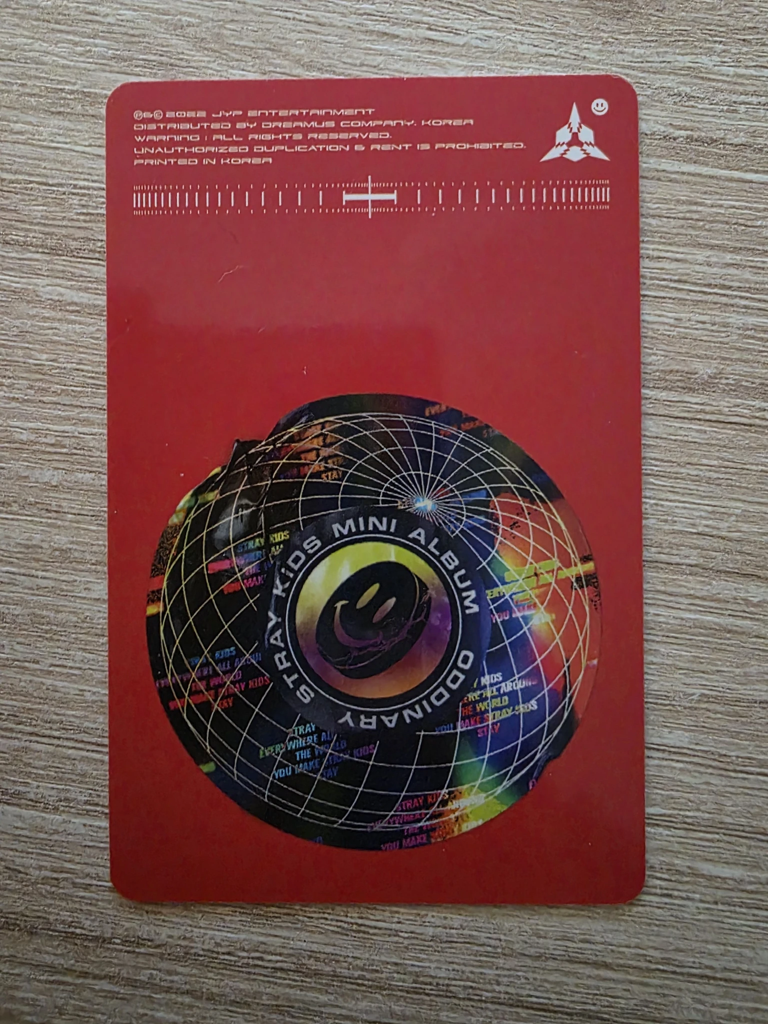 Stray Kids Stray Kids - Lee Know & Seungmin - Oddinary Album trading card pre-order benefit album photocard listing photo 2