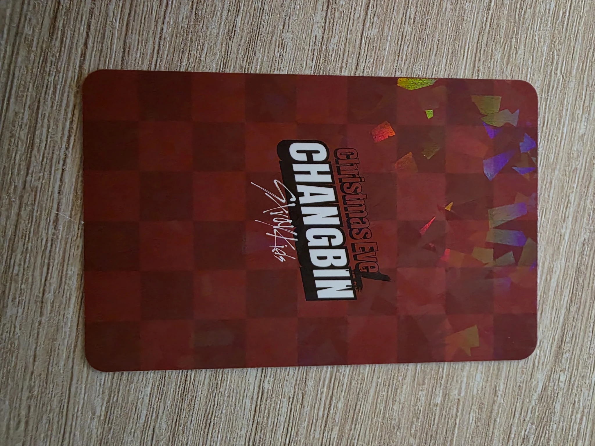 Stray Kids Changbin Stray Kids - Changbin - Christmas EveL Album album photocard glitter ver. glitter listing photo 2