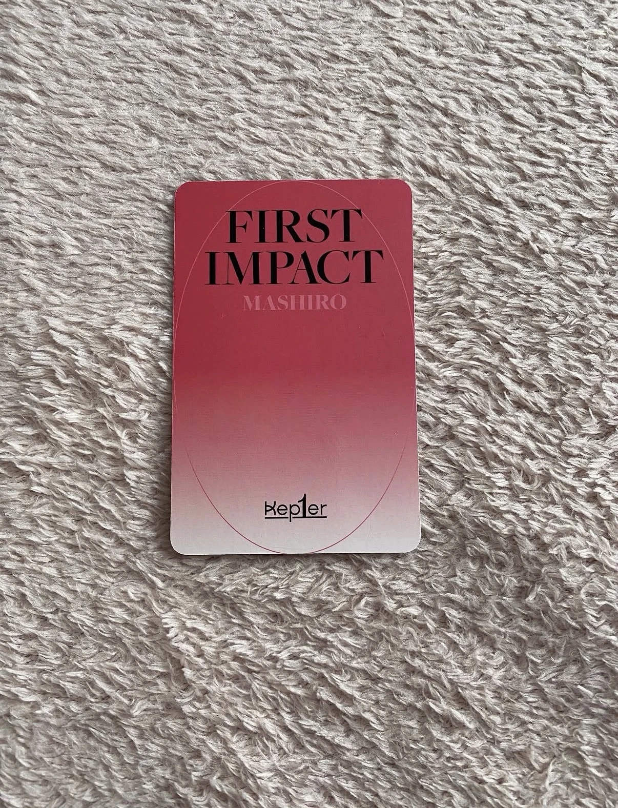 Kep1er Mashiro Kep1er - Mashiro - First Impact Album album photocard listing photo 2