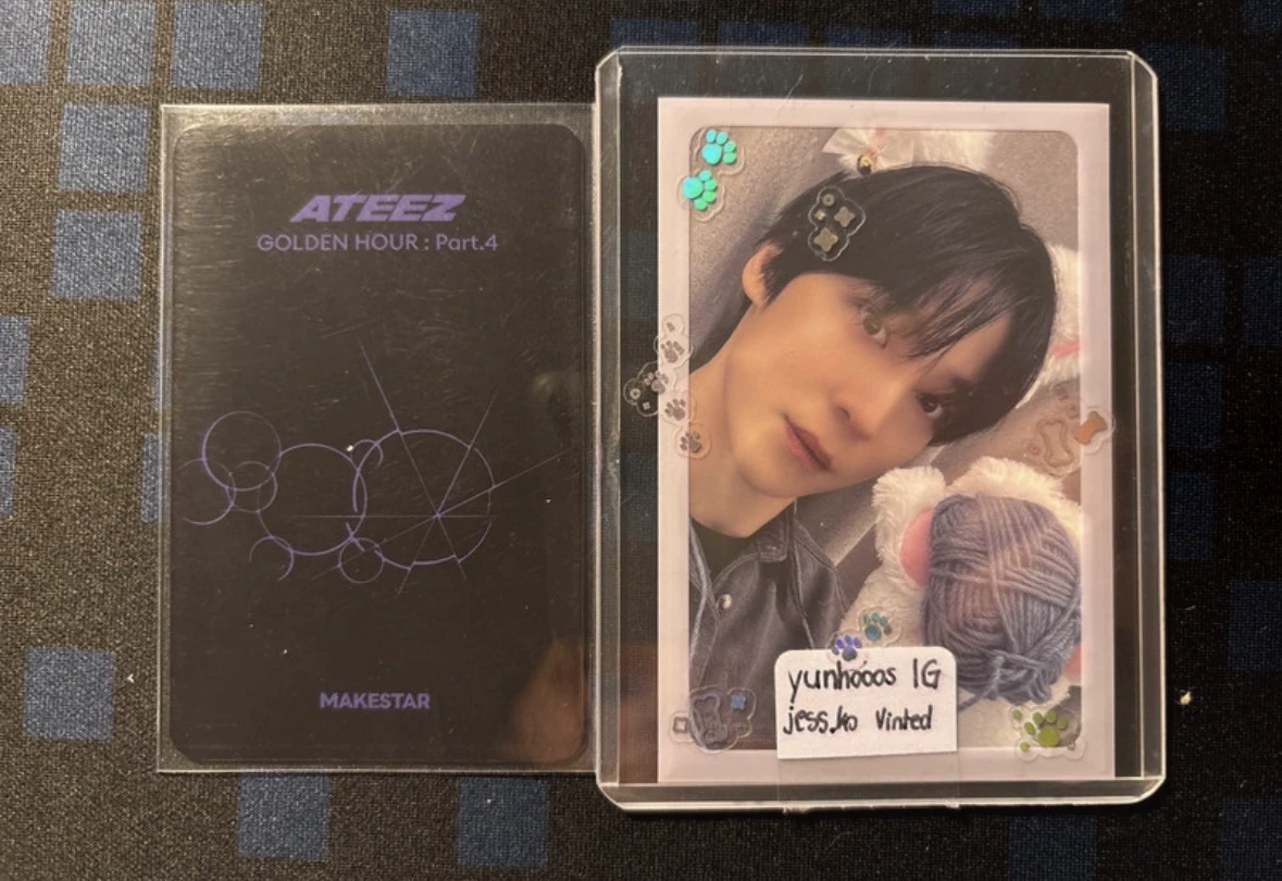 ATEEZ Yeosang ATEEZ - Yeosang - Golden Hour : Part.4 Album makestar fansign round 4 listing photo 2