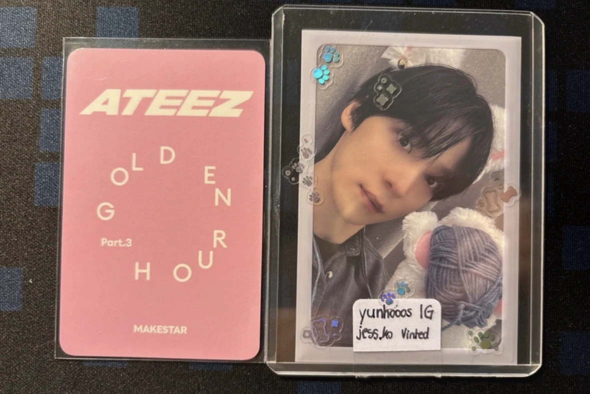 ATEEZ Jongho ATEEZ - Jongho - Golden Hour : Part.3 Album makestar lucky draw round 2 listing photo 2