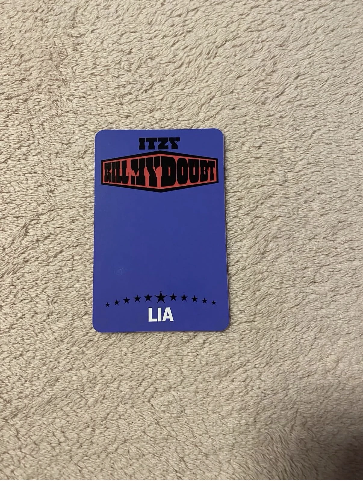 ITZY Lia ITZY - Lia - KILL MY DOUBT Album album photocard listing photo 2