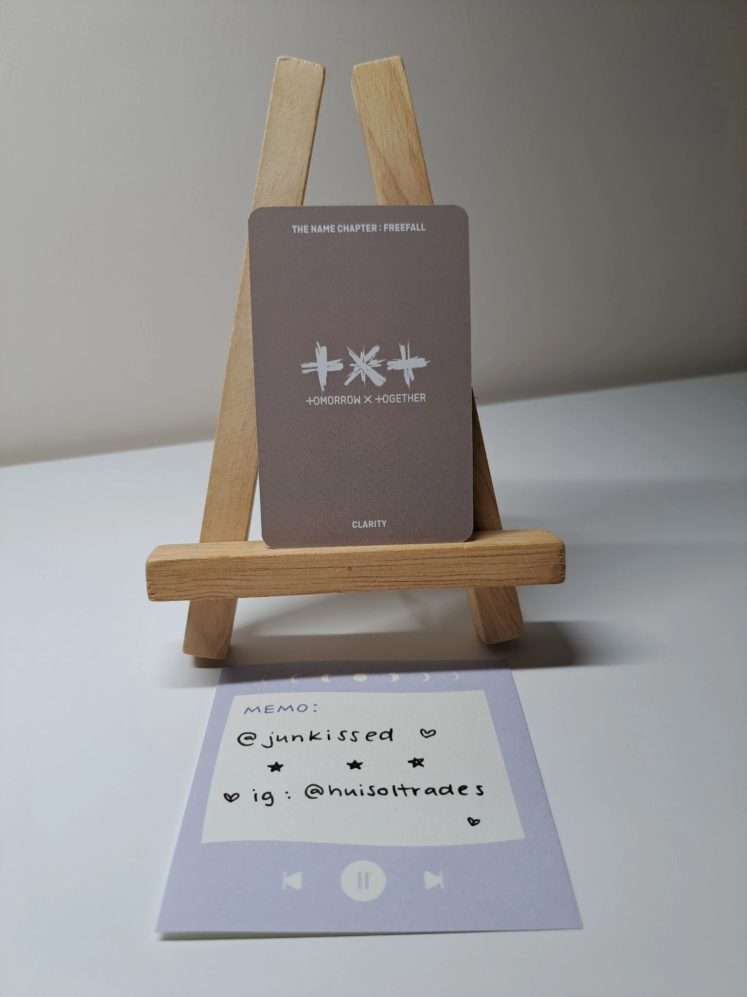 TOMORROW X TOGETHER Beomgyu TOMORROW X TOGETHER - Beomgyu - The Name Chapter: Freefall Album album photocard clarity ver. listing photo 2