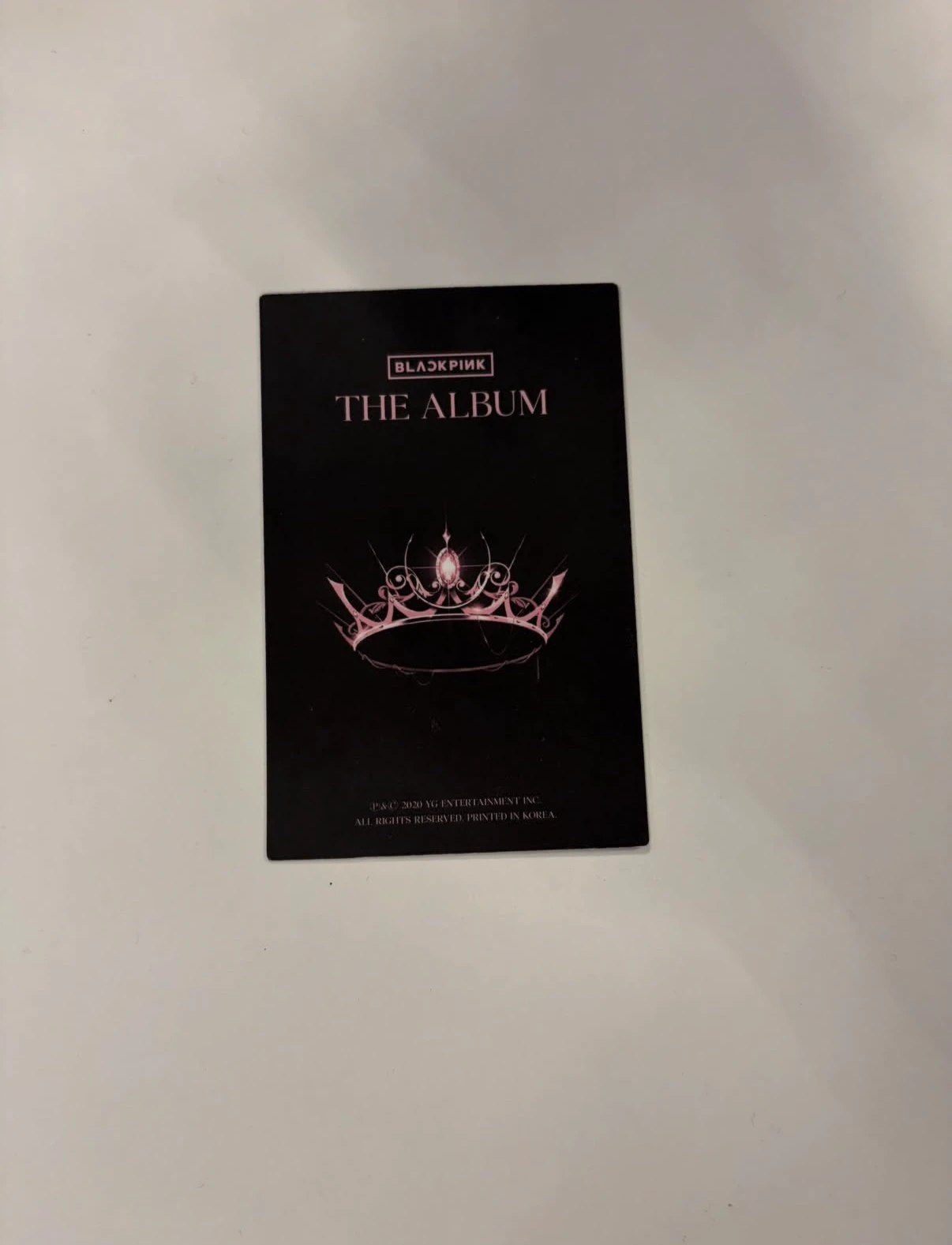BLACKPINK Jisoo BLACKPINK-Jisoo-Album-THE ALBUM listing photo 2