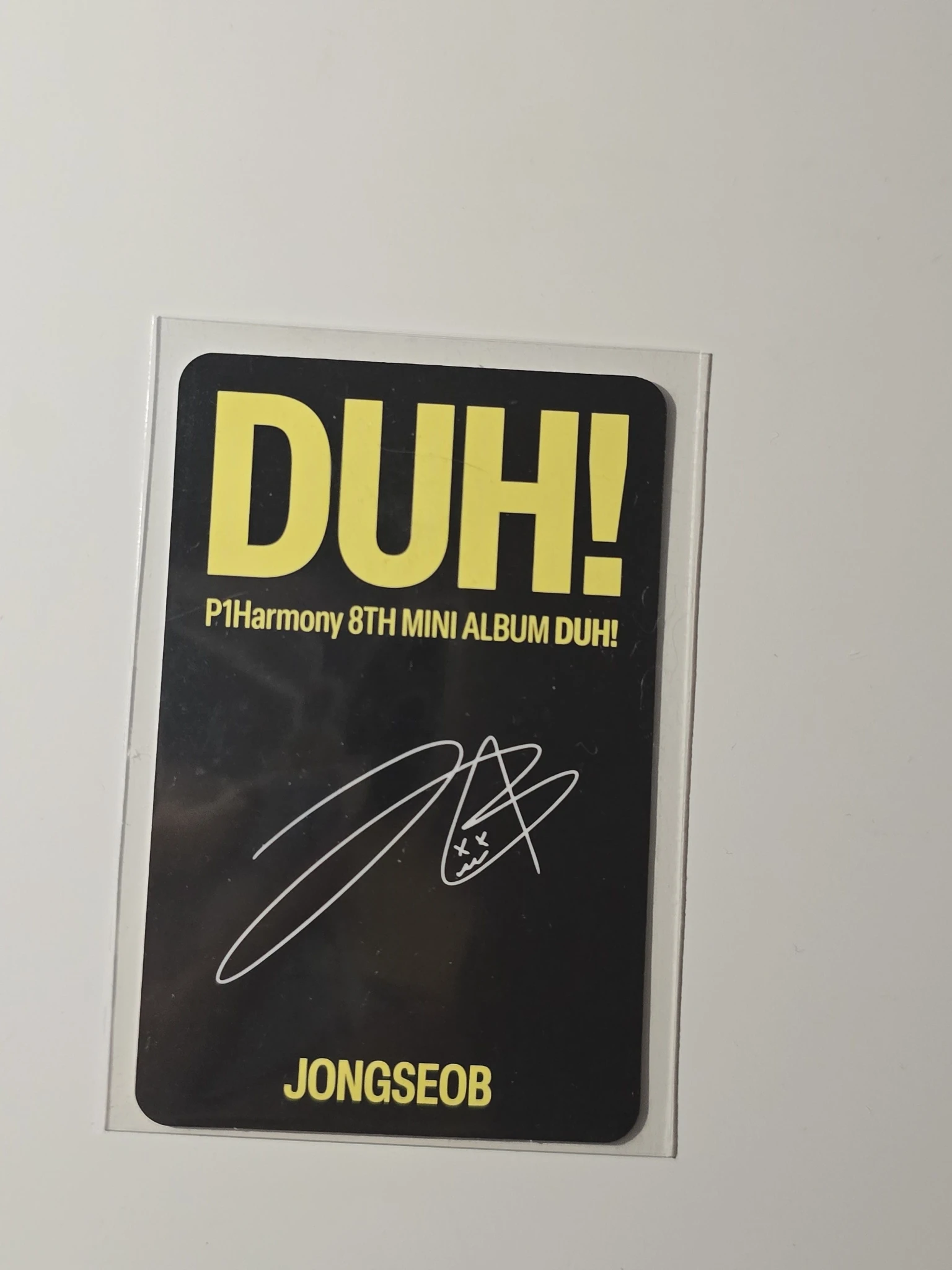 P1Harmony Jongseob P1Harmony - Jongseob - DUH! Album album photocard U ver. listing photo 2
