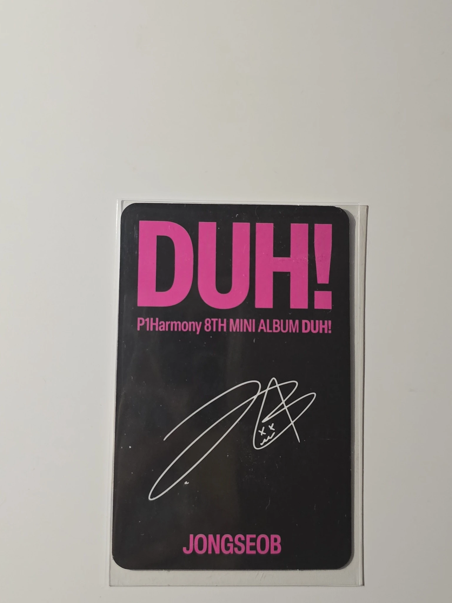 P1Harmony Jongseob P1Harmony - Jongseob - DUH! Album album photocard d ver. listing photo 2