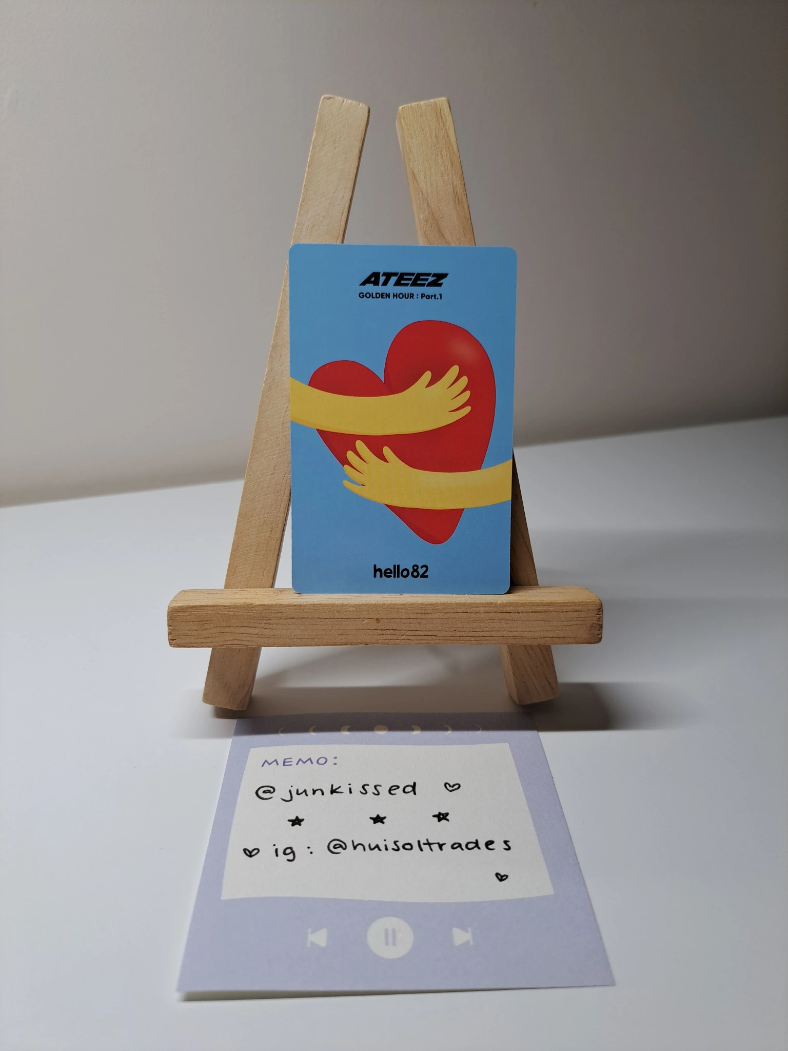 ATEEZ Hongjoong ATEEZ - Hongjoong - Golden Hour : Part.1 Album hello82 hug listing photo 2