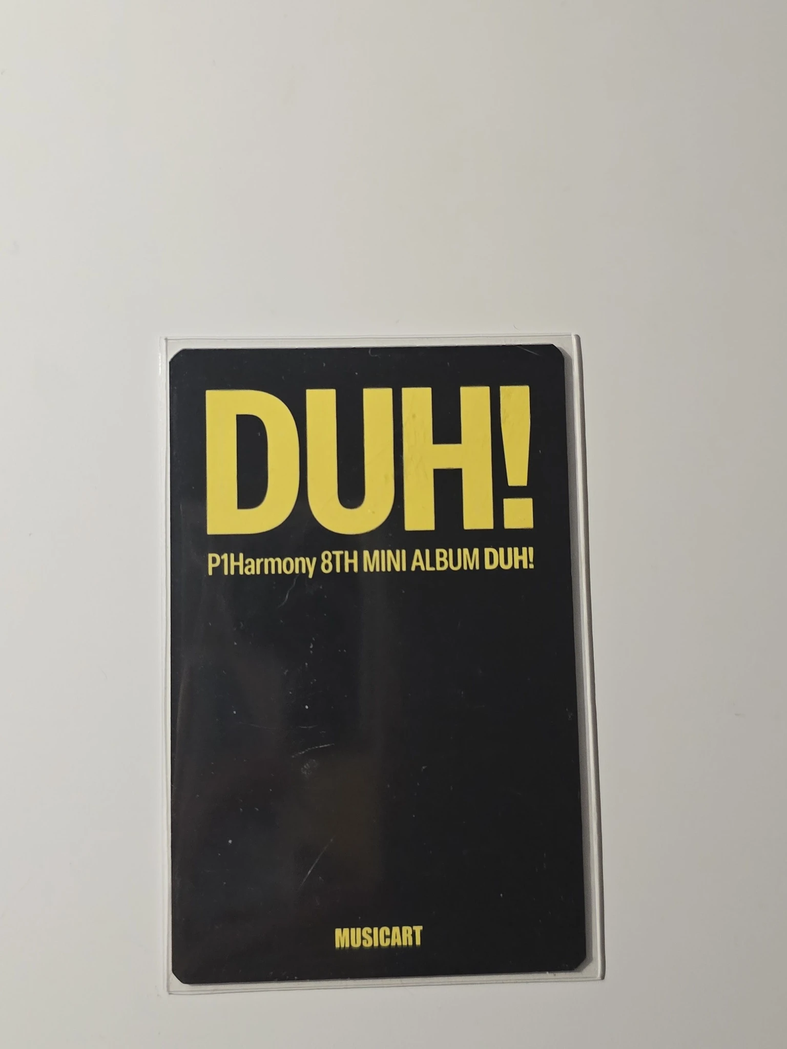 P1Harmony Jongseob P1Harmony - Jongseob - DUH! Album musicart (music art) pob (pre-order benefit) listing photo 2