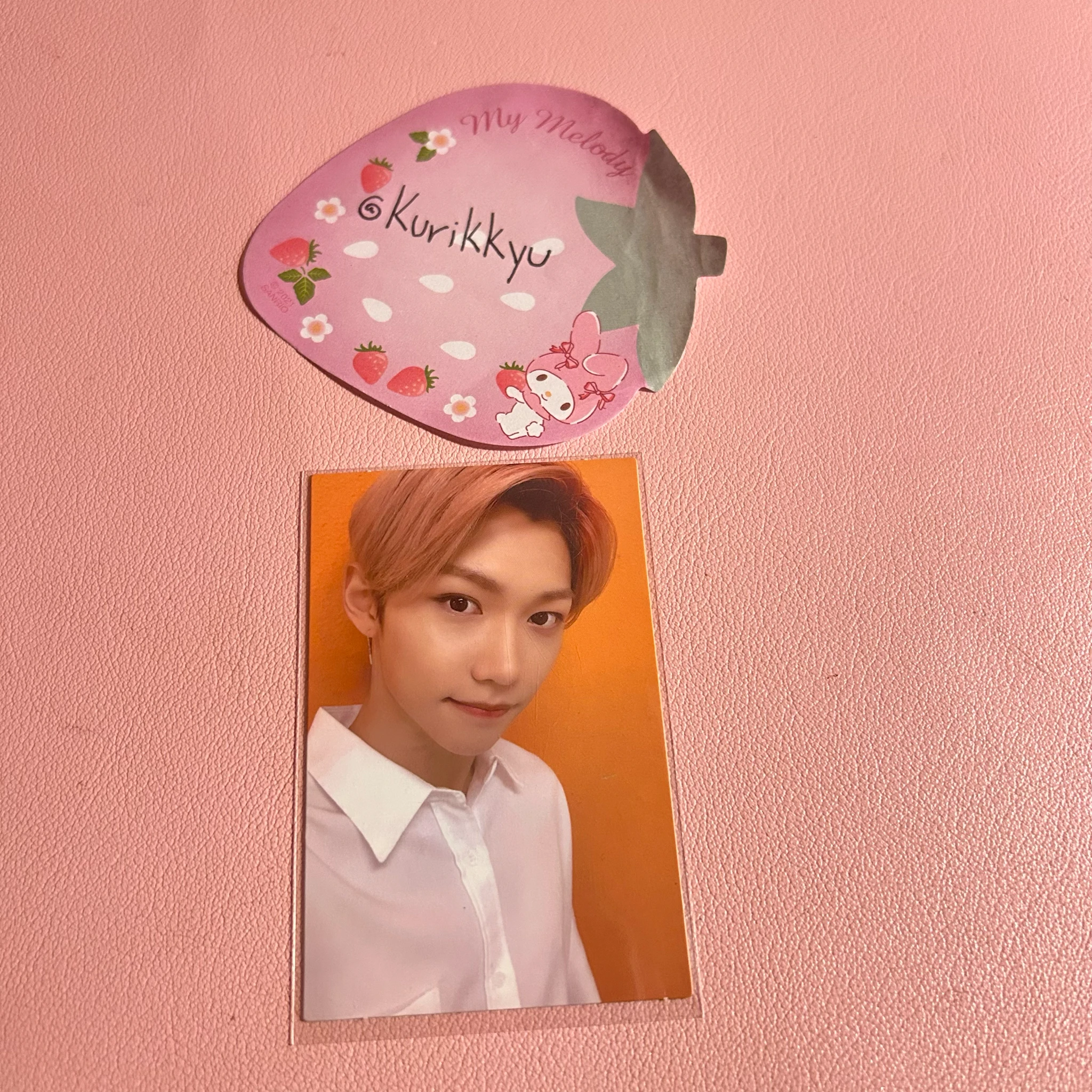 Stray Kids Felix Stray Kids - Felix - GO LIVE Album album photocard A version double-sided back side listing photo 2