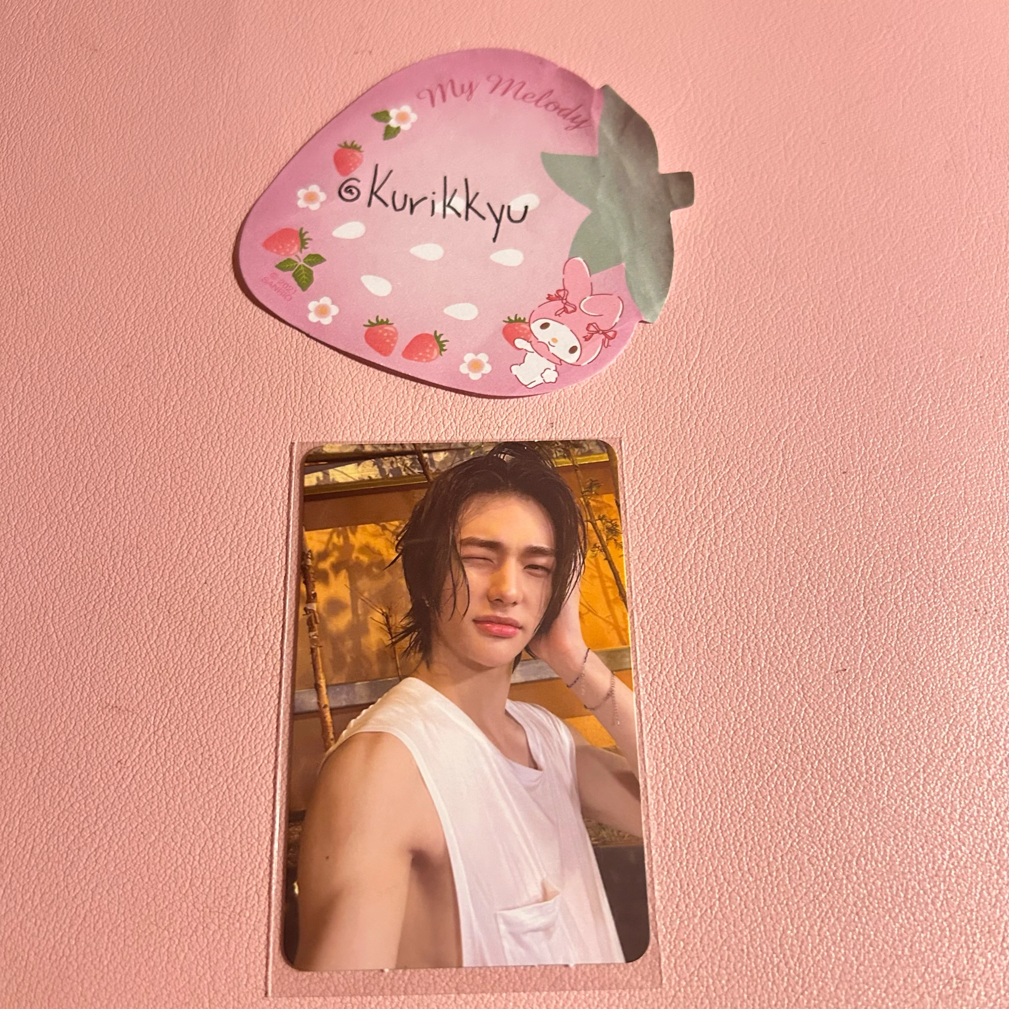 Stray Kids Hyunjin Stray Kids - Hyunjin - NoEasy Album album photocard double-sided front side listing photo 2