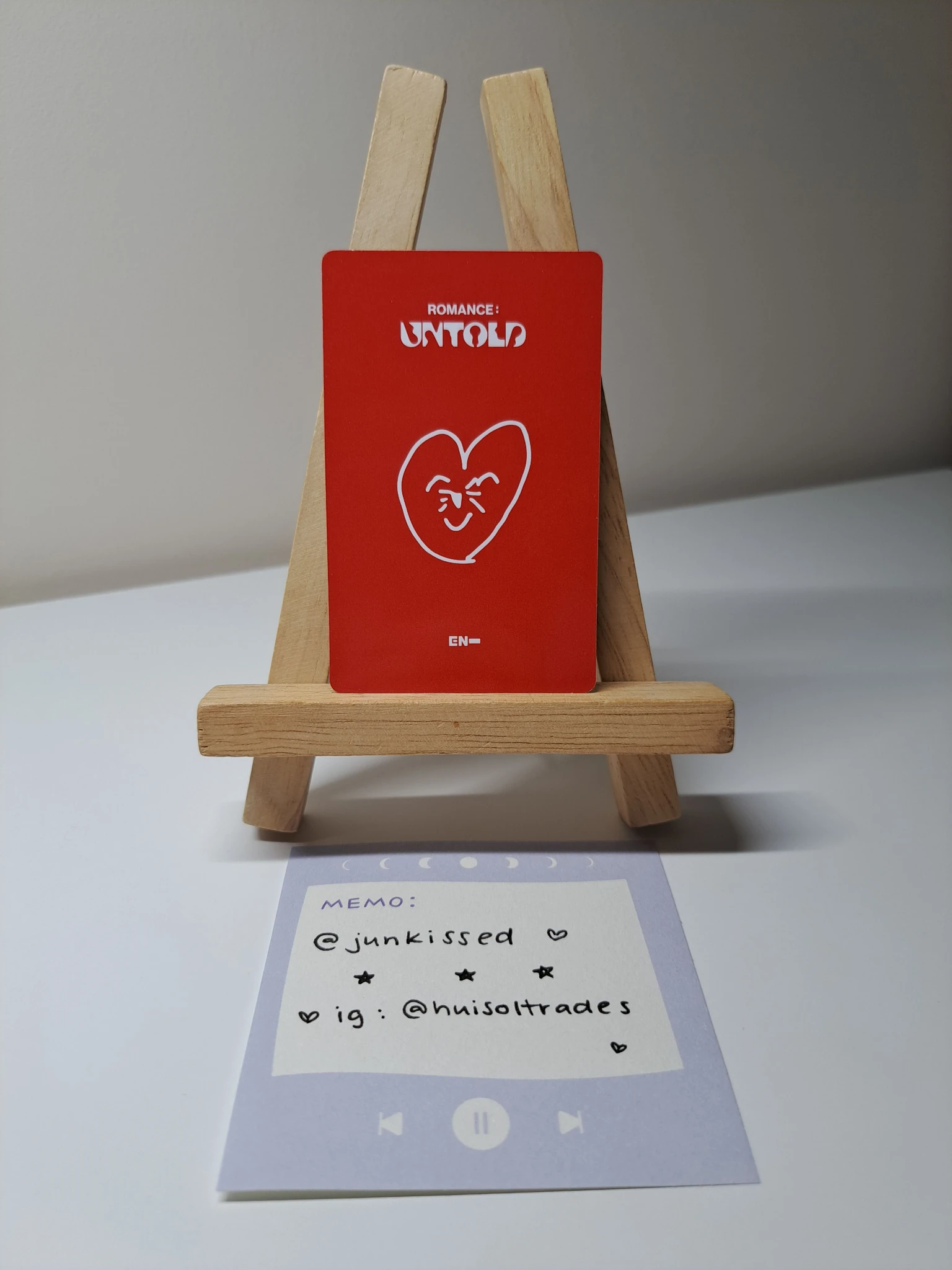ENHYPEN Jay ENHYPEN - Jay - ROMANCE: UNTOLD Album album photocard engene ver. listing photo 2