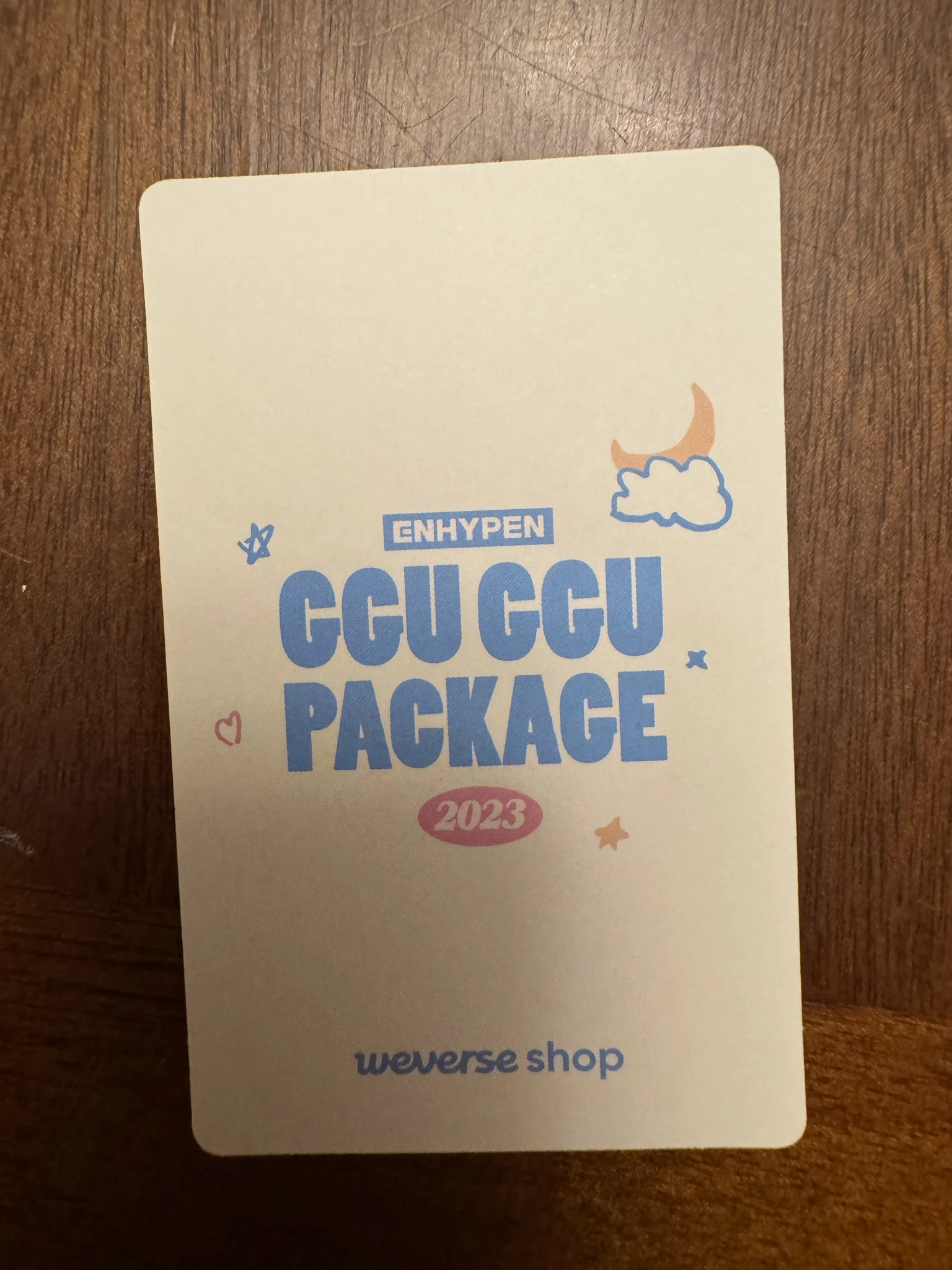 ENHYPEN Sunghoon ENHYPEN - Sunghoon - 2023 GGU GGU Package Other pre-order benefit (pob) weverse shop global listing photo 2