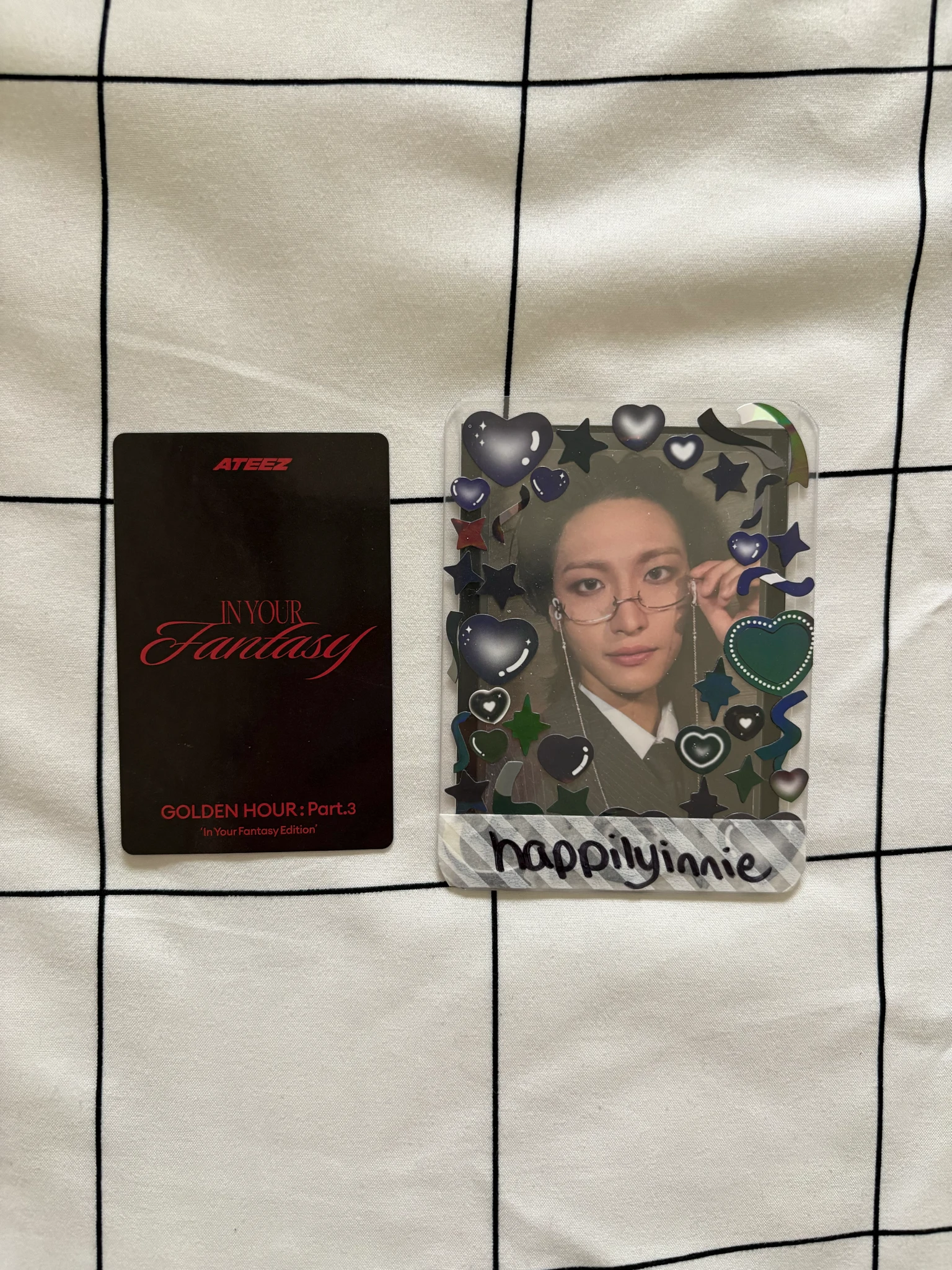 ATEEZ Wooyoung ATEEZ - Wooyoung - Golden Hour : Part.3 'In Your Fantasy Edition' Album album photocard limited version image card target exclusive walmart exclusive soundwave pob (pre-order benefit) makestar lucky draw listing photo 2