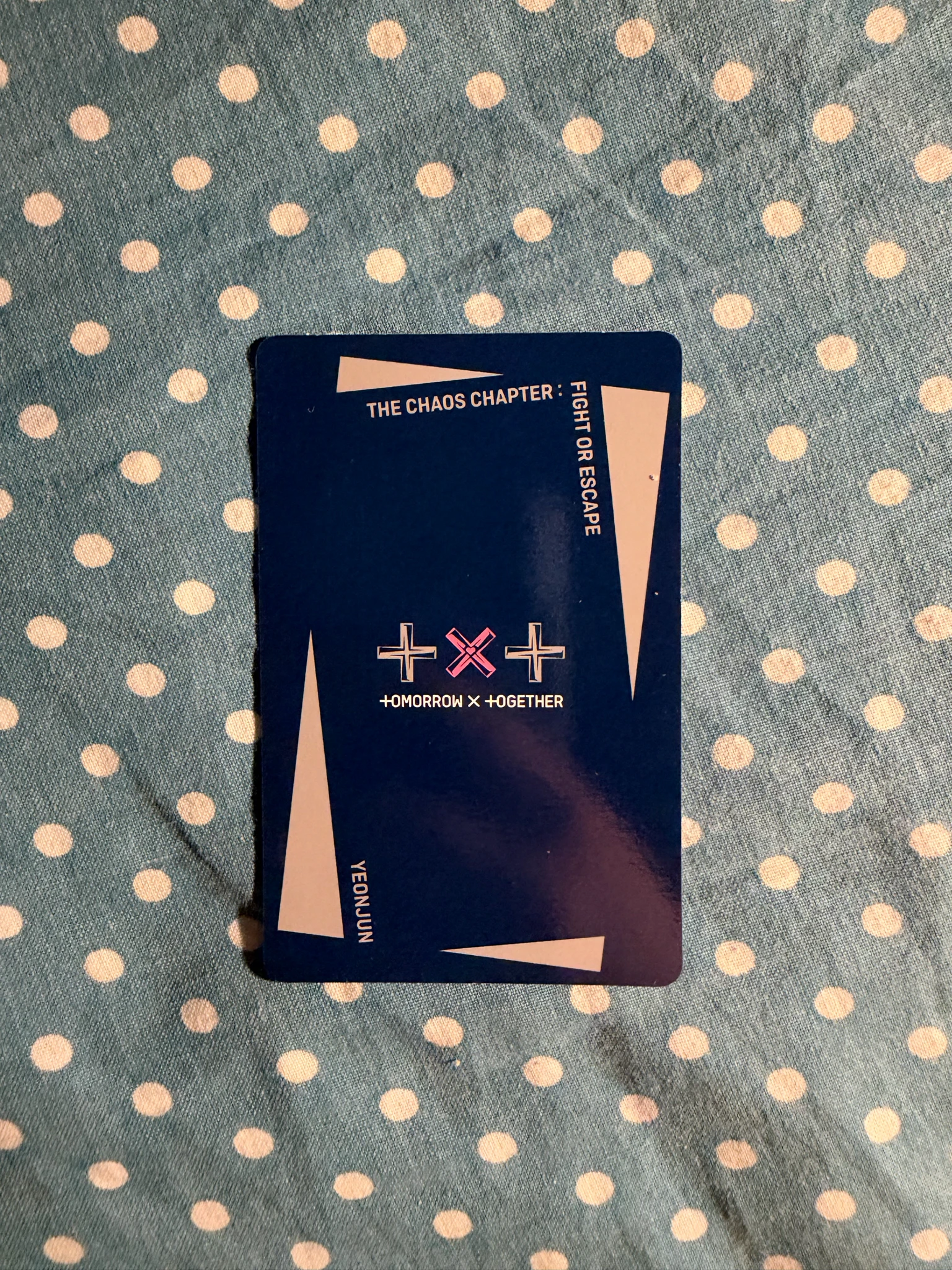 TOMORROW X TOGETHER Yeonjun TOMORROW X TOGETHER - Yeonjun - The Chaos Chapter: Fight or Escape Album fight version album photocard listing photo 2