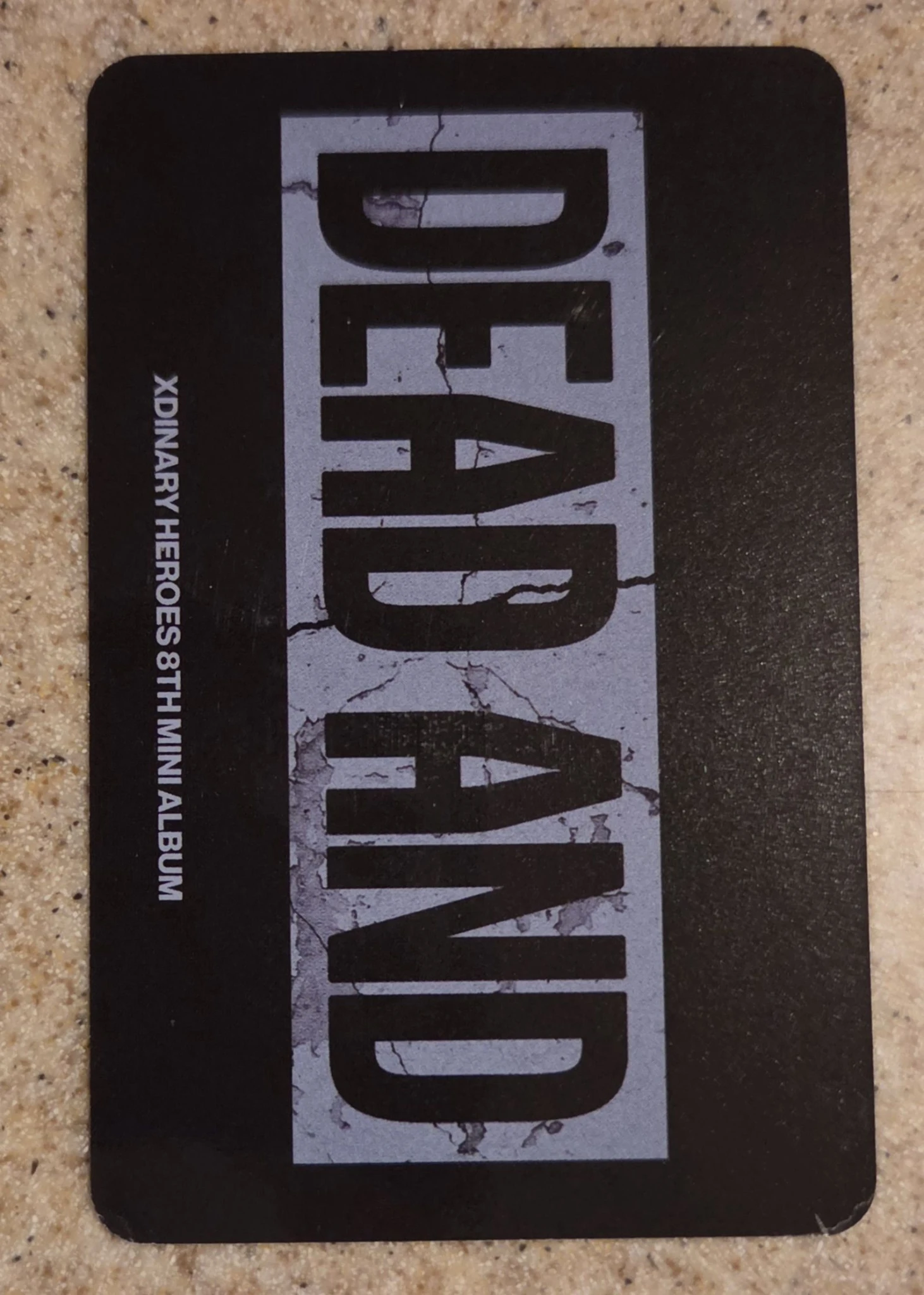 Xdinary Heroes Jun Han Xdinary Heroes - Jun Han - DEAD AND Album platform version message card album photocard listing photo 2