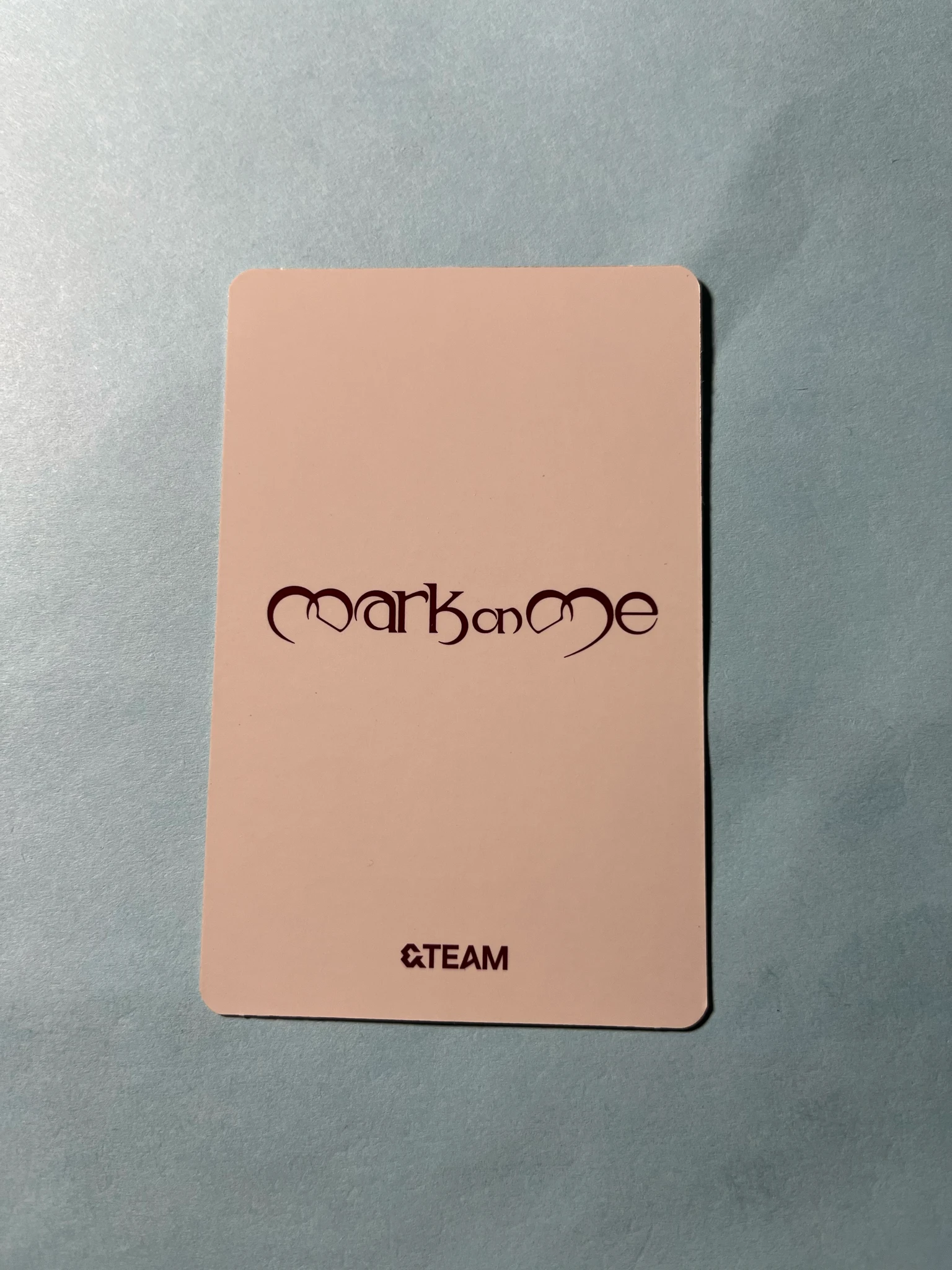 &TEAM Harua  &TEAM - Harua - Mark on Me Album tame me version B version album photocard listing photo 2