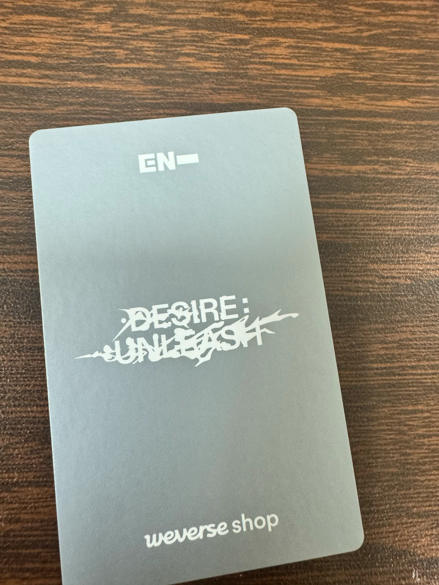 ENHYPEN Sunghoon ENHYPEN - Sunghoon - DESIRE: UNLEASH Album youtube gift round 2 pre-order benefit (pob) listing photo 2