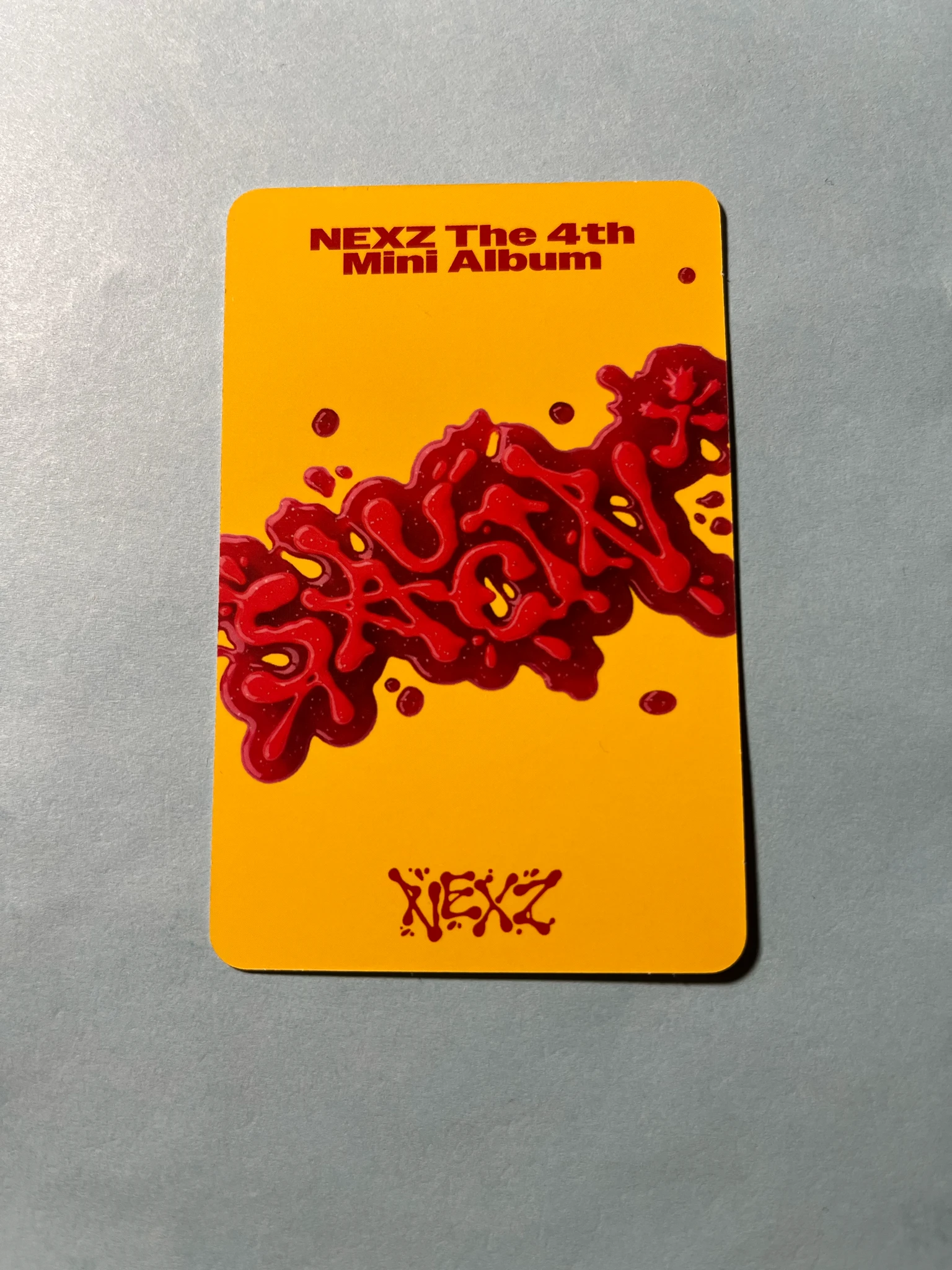 NEXZ Haru NEXZ - Haru - Saucin' Album album photocard yellow version listing photo 2