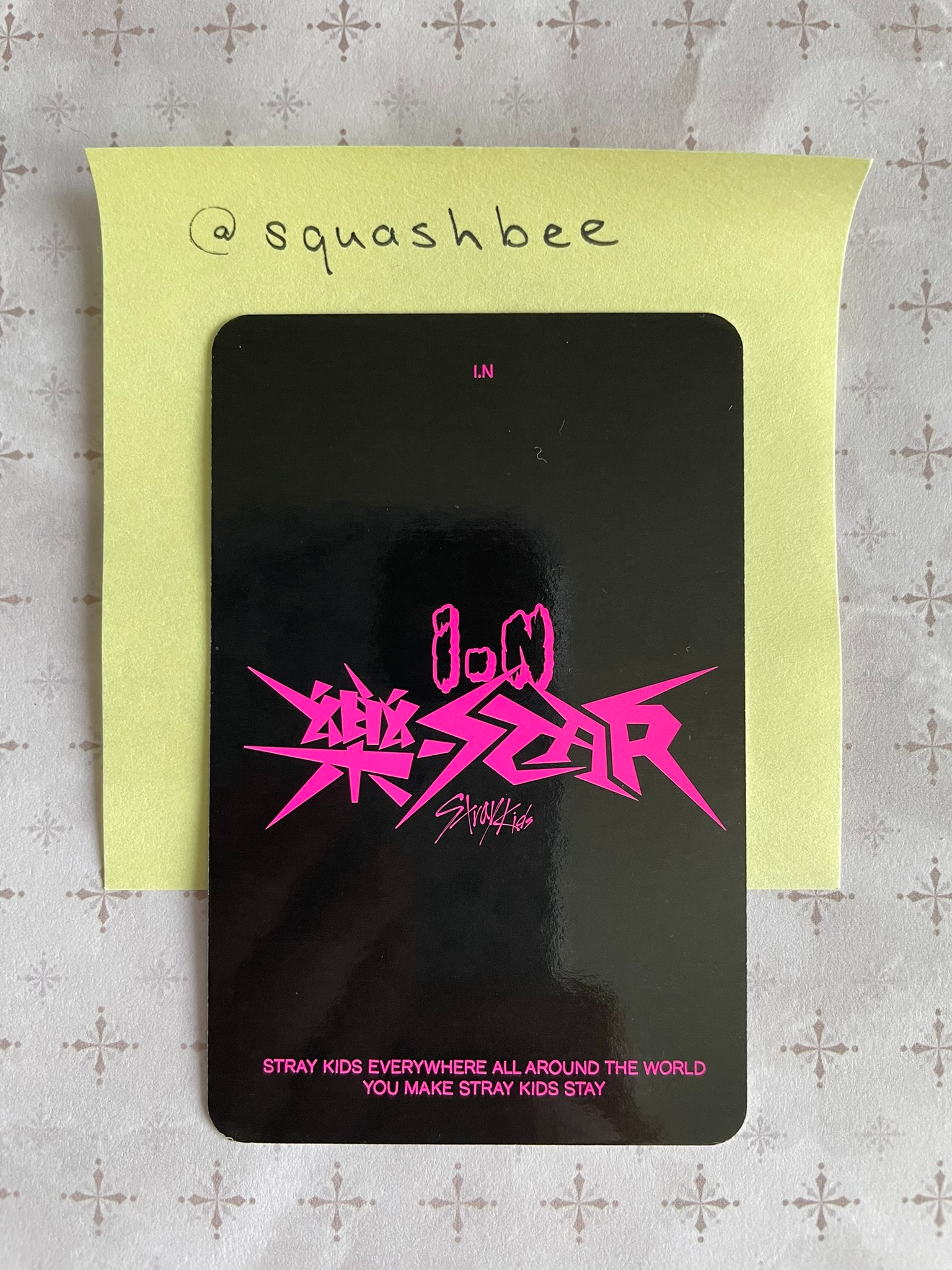 Stray Kids I.N Stray Kids - I.N - Rock-Star Album album photocard postcard version listing photo 2