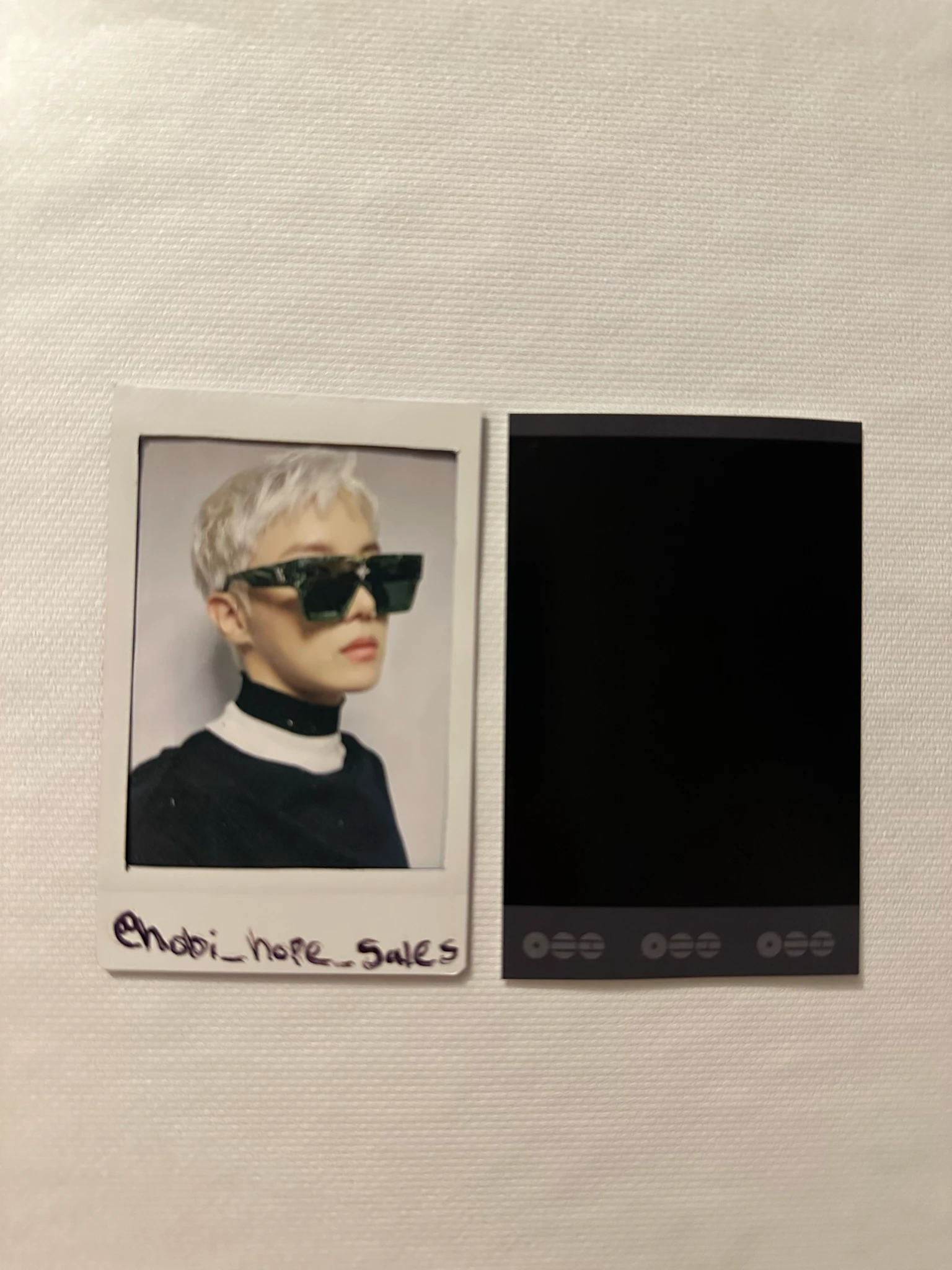 BTS j-hope BTS - j-hope - Arirang Album polaroid deluxe version vinyl version polaroid set listing photo 2