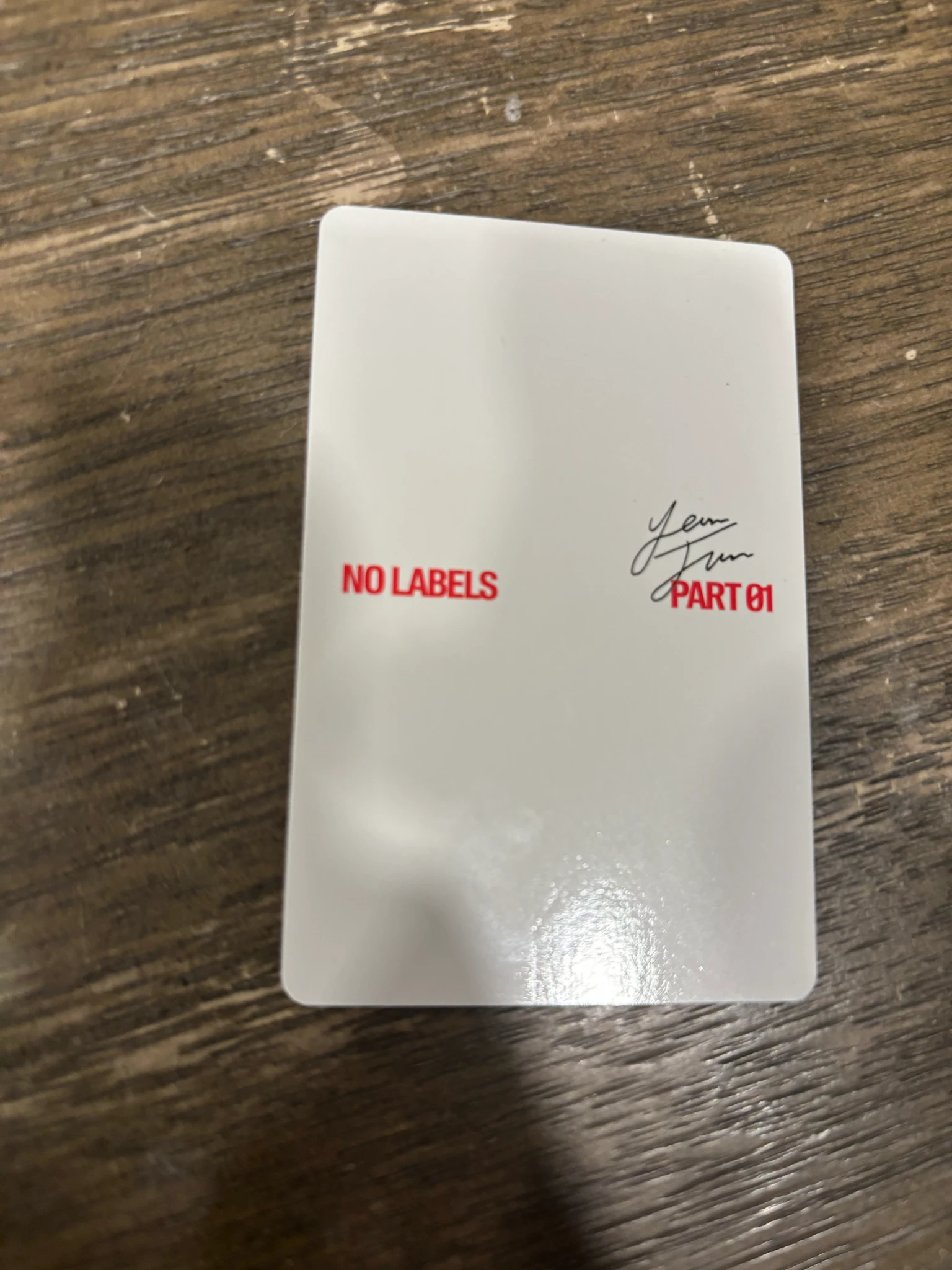 TOMORROW X TOGETHER Yeonjun TOMORROW X TOGETHER - Yeonjun - NO LABELS: PART 01 Album album photocard Trunkshorts Version listing photo 2