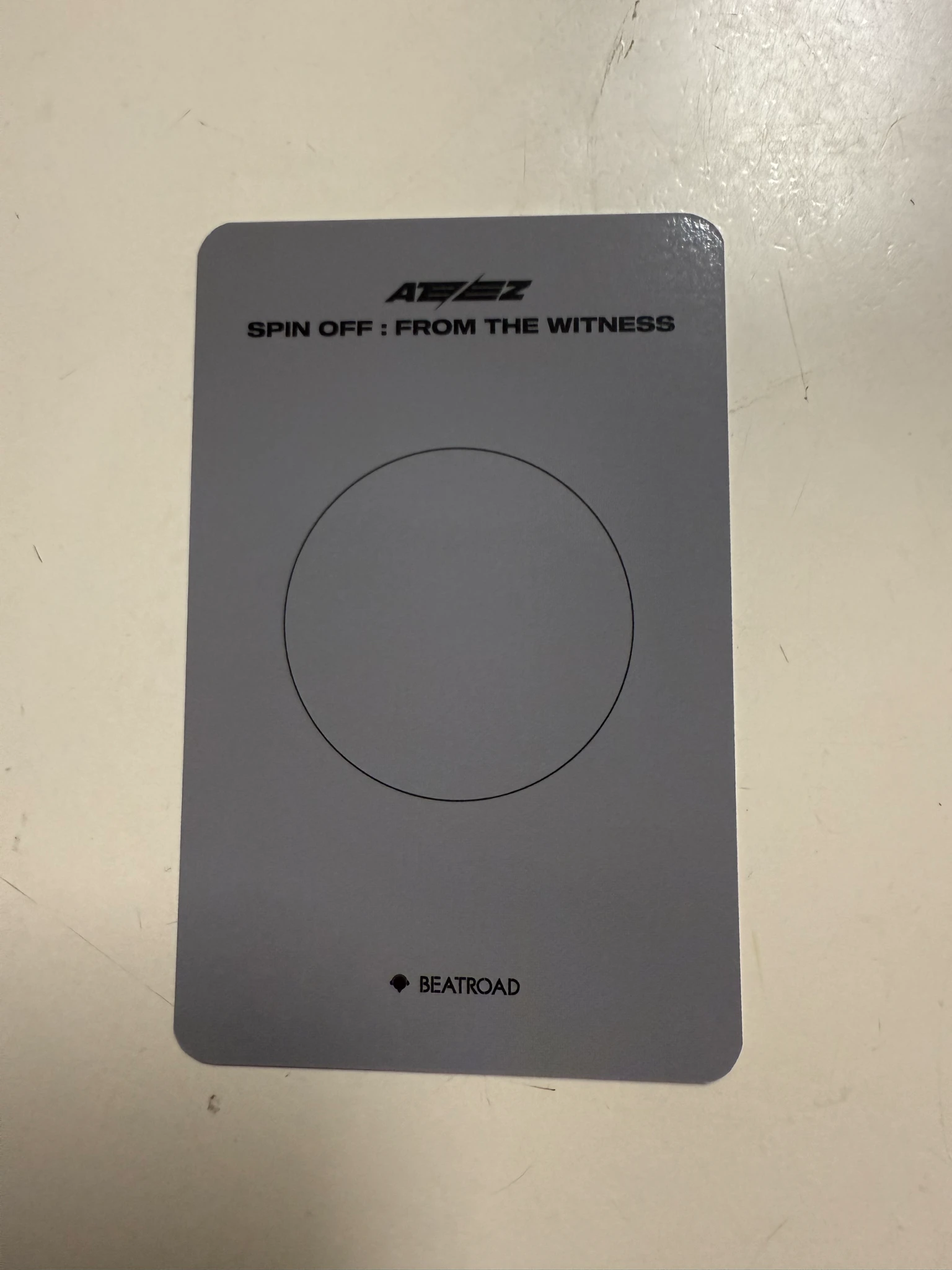 ATEEZ Yunho ATEEZ - Yunho - SPIN OFF : FROM THE WITNESS Album fansign beatroad listing photo 2
