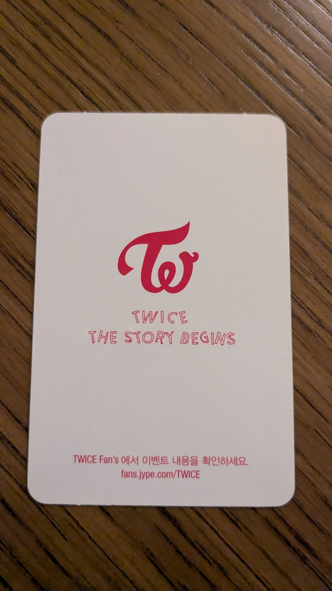 TWICE TWICE - Mina & Dahyun & Jeongyeon - The Story Begins Album album photocard horizontal taiwan press listing photo 2