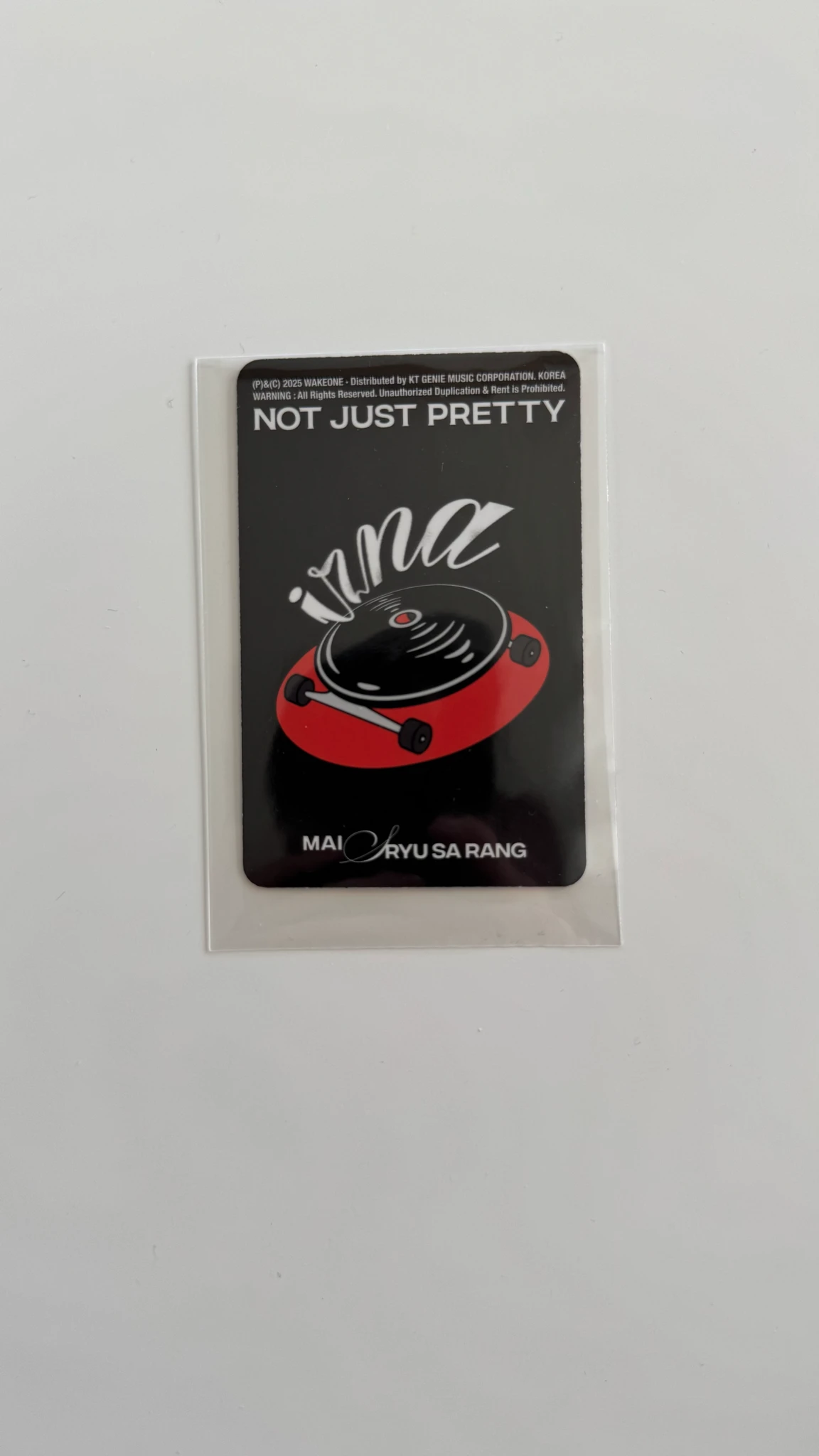 izna izna - Mai & Ryu Sarang - Not Just Pretty Album album photocard posterbook version listing photo 2