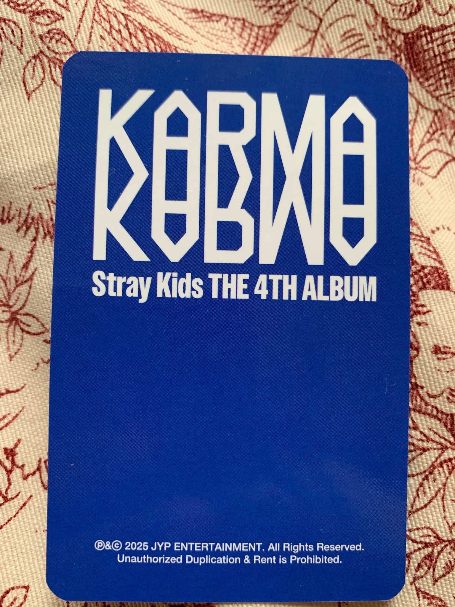 Stray Kids Lee Know Stray Kids - Lee Know - KARMA Album pre-order benefit soundwave listing photo 2