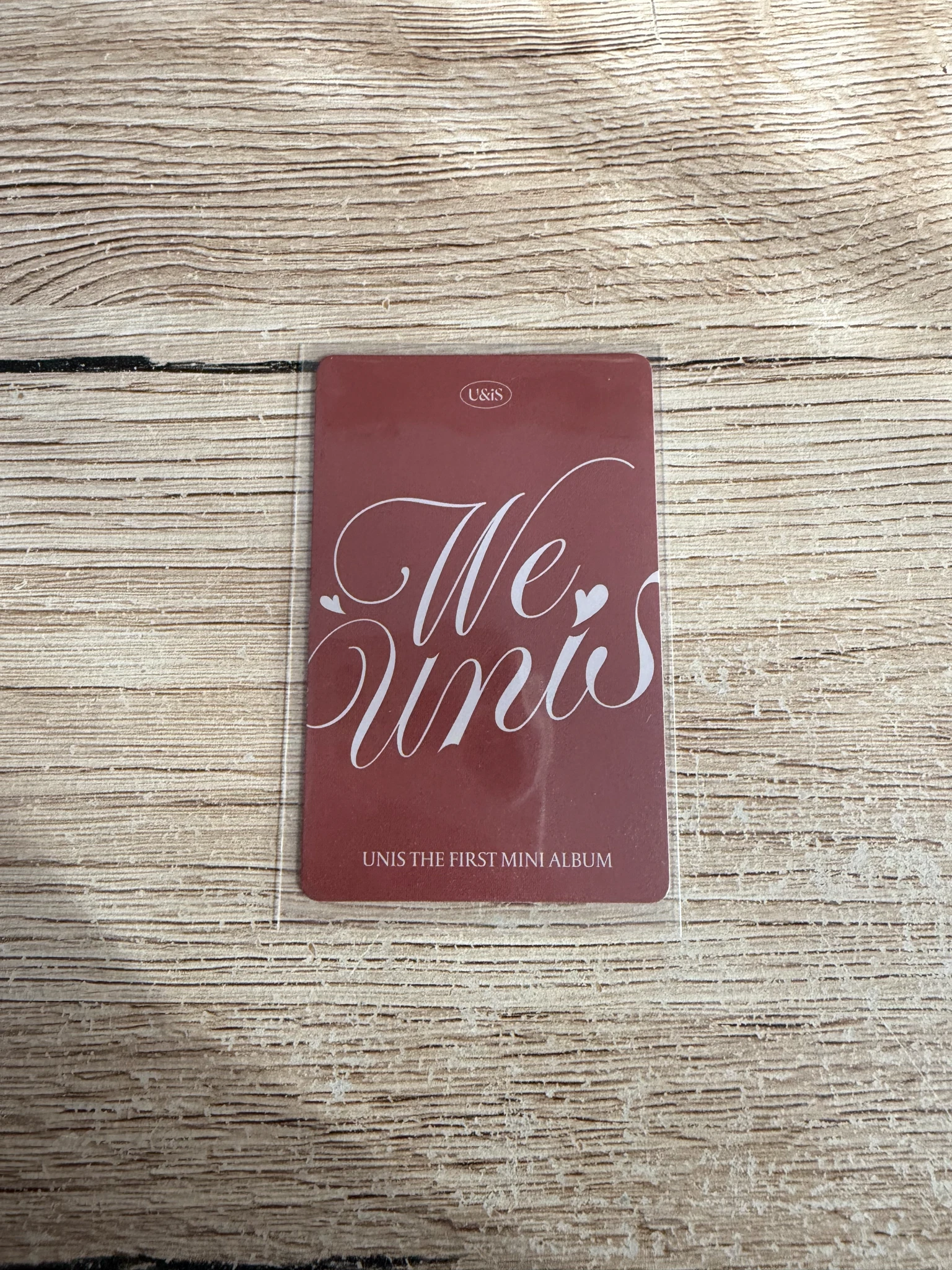 UNIS Elisia UNIS - Elisia - WE UNIS Album album photocard lenticular start version listing photo 2