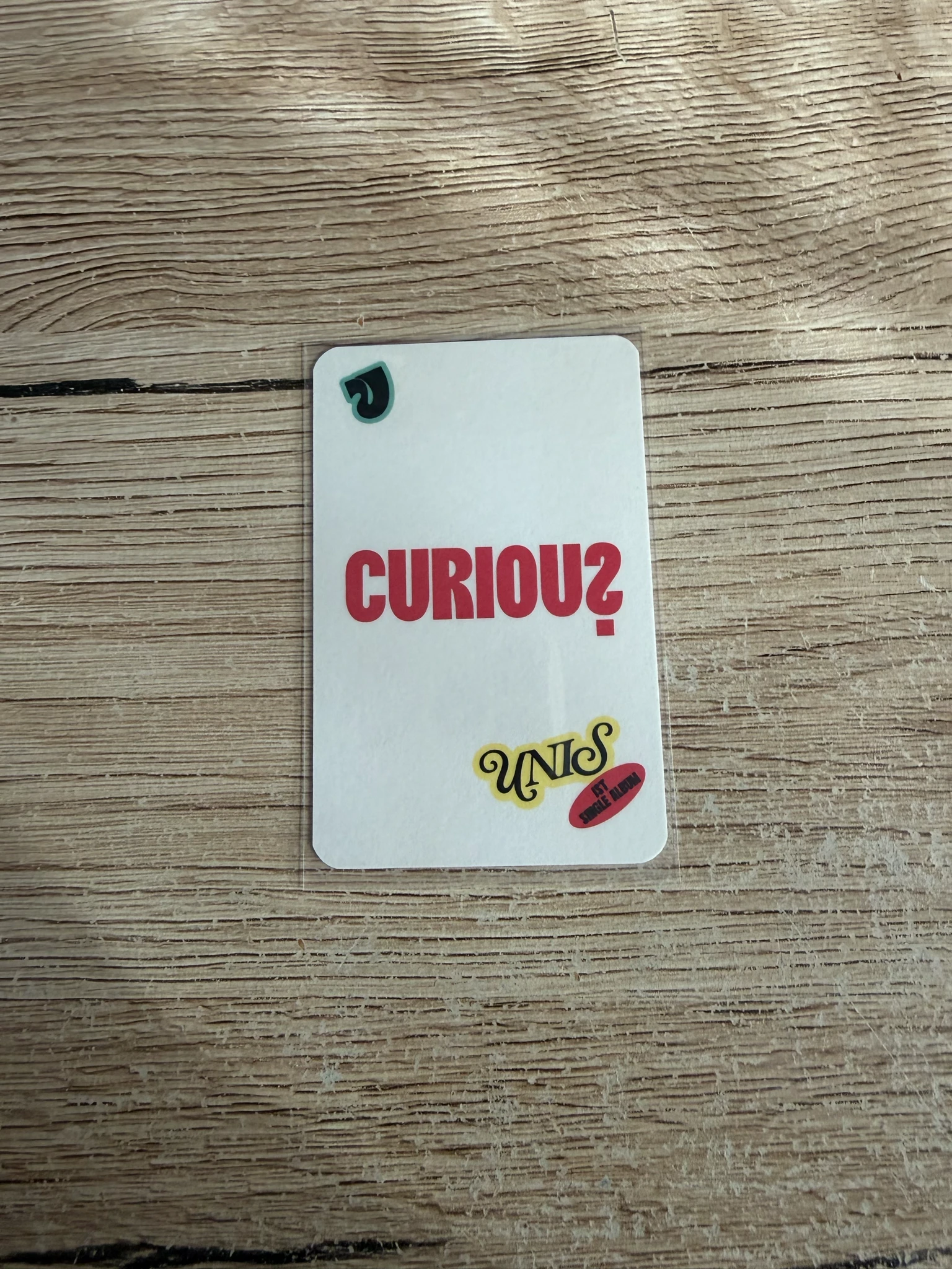 UNIS Seowon UNIS - Seowon - CURIOUS Album album photocard holographic (hologram) special card listing photo 2