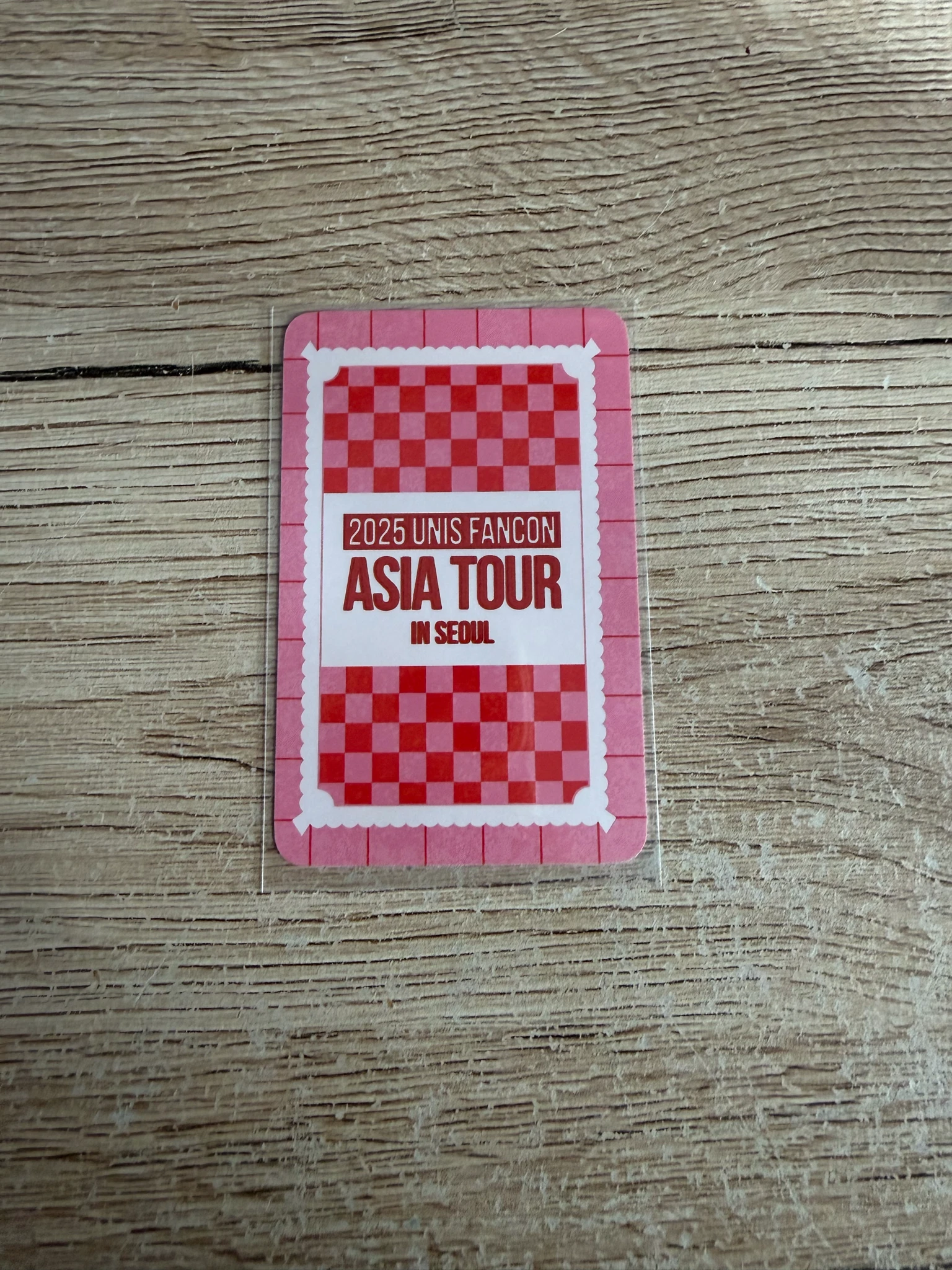 UNIS Elisia UNIS - Elisia - 2025 UNIS FANCON ASIA TOUR  Event trading card listing photo 2