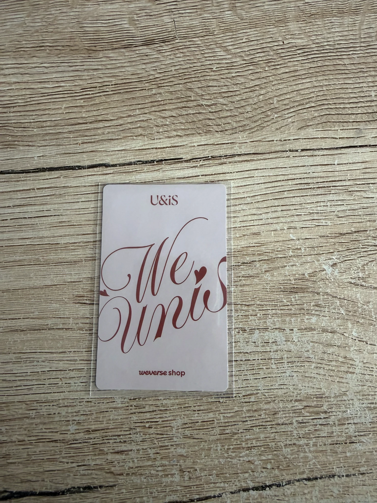 UNIS Gehlee UNIS - Gehlee - WE UNIS Album pob (pre-order benefit) weverse global shop (wvg) listing photo 2