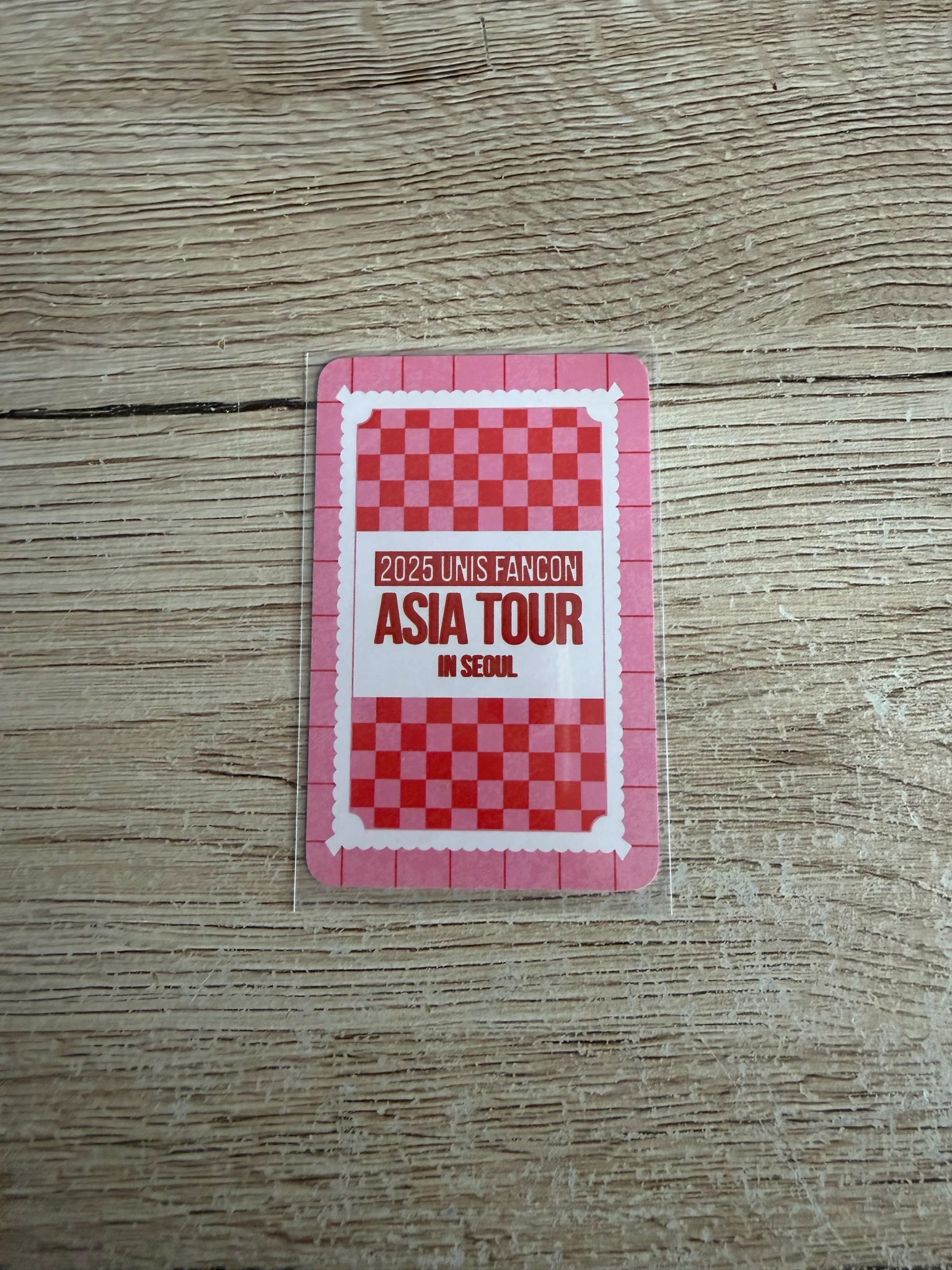 UNIS Gehlee UNIS - Gehlee - 2025 UNIS FANCON ASIA TOUR IN SEOUL  Event trading card listing photo 2