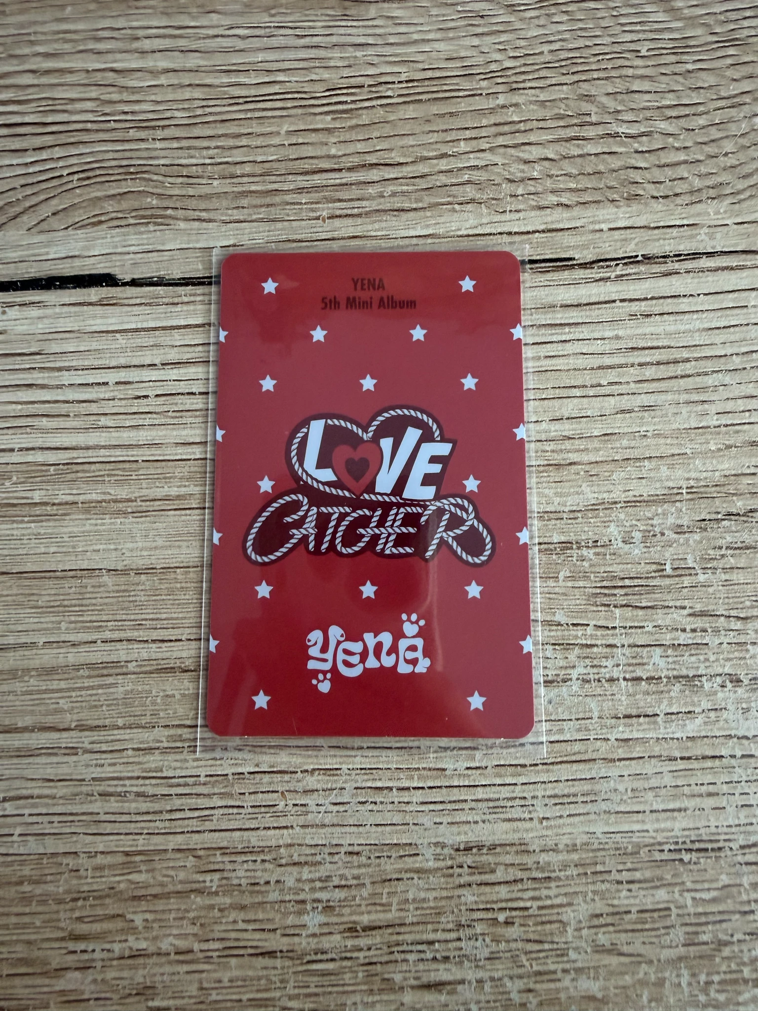 Yena Yena Yena - Yena - Love Catcher Album album photocard catch version listing photo 2