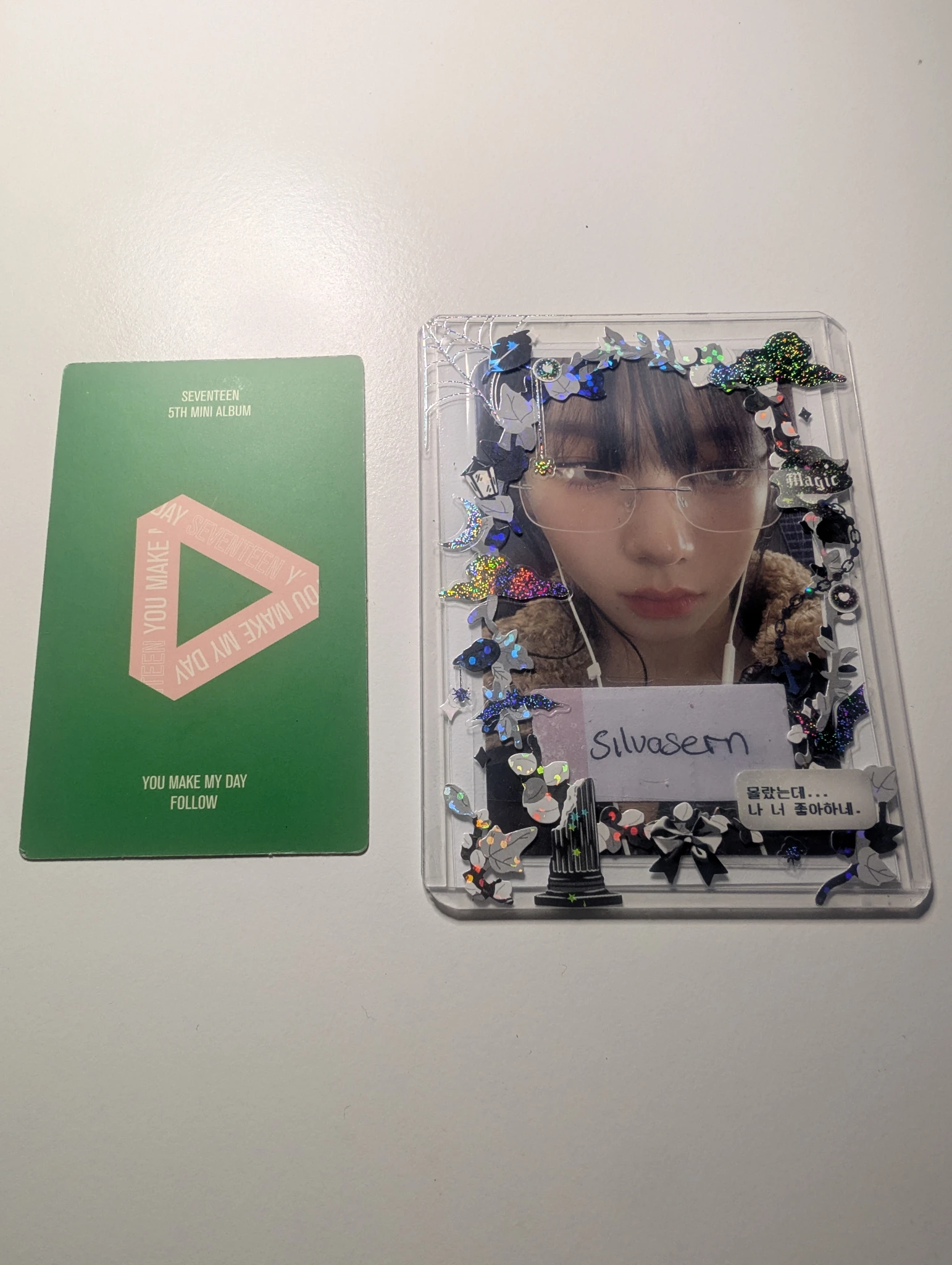 SEVENTEEN Vernon SEVENTEEN - Vernon - You Make My Day Album album photocard follow version listing photo 2
