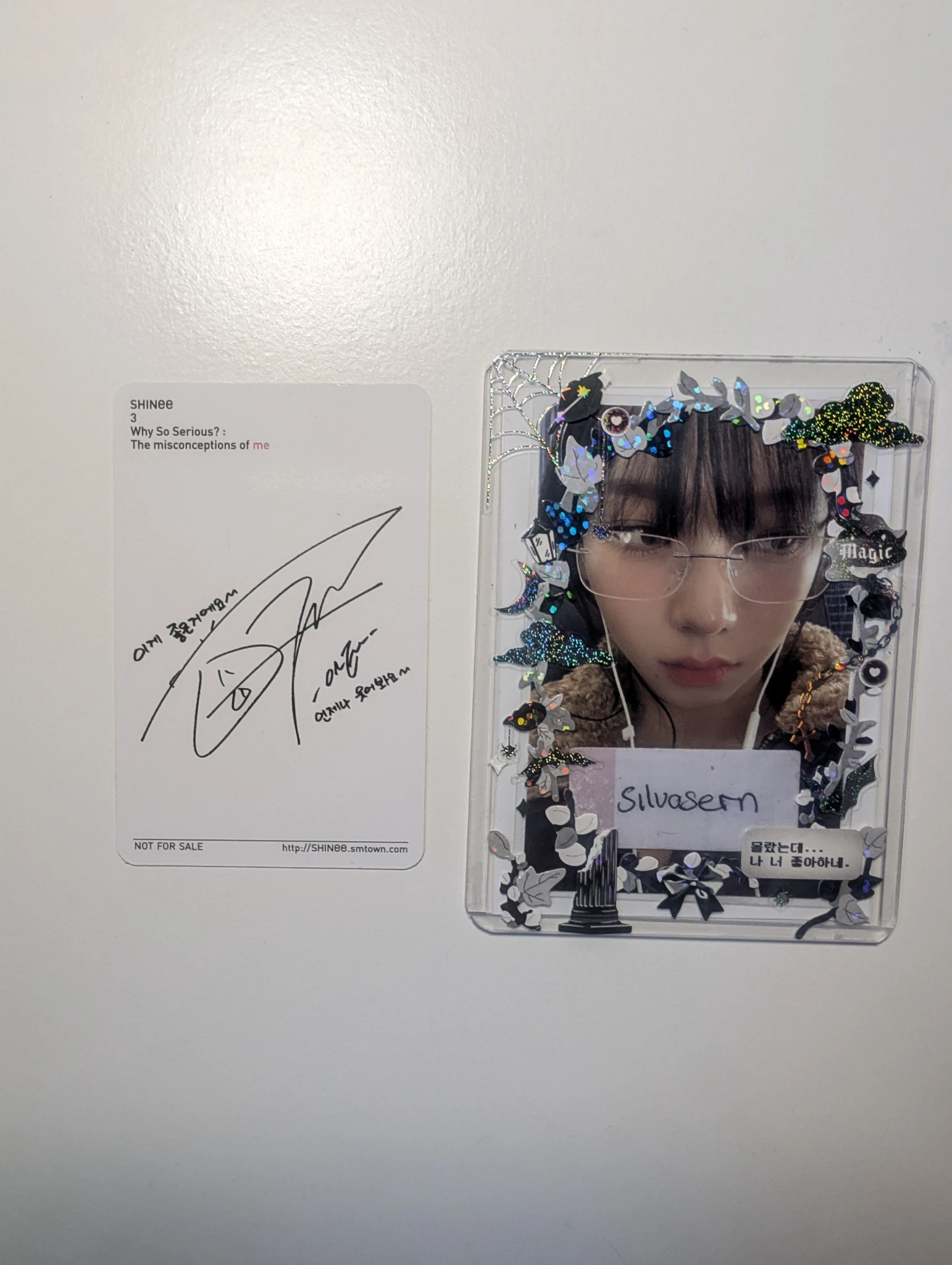 SHINee Onew SHINee - Onew - SHINee The 3rd Album Chapter 2. 'Why So Serious? - The Misconceptions of Me' Album album photocard listing photo 2
