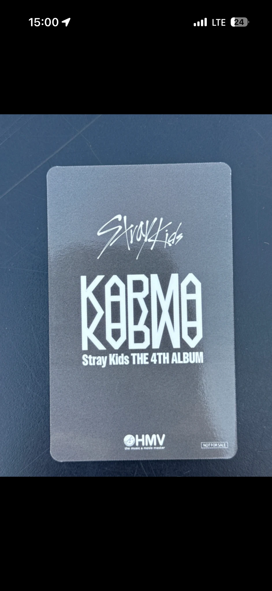 Stray Kids Felix Stray Kids - Felix - KARMA Album pre-order benefit (pob) hmv listing photo 2