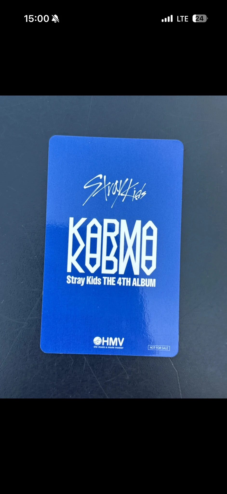 Stray Kids Changbin Stray Kids - Changbin - KARMA Album pre-order benefit (pob) hmv B version online listing photo 2
