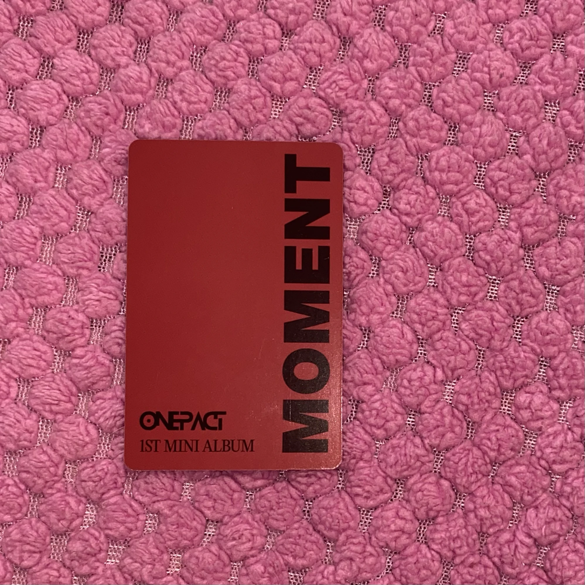 ONE PACT Yedam ONE PACT - Yedam - Moment Album poca album album photocard listing photo 2