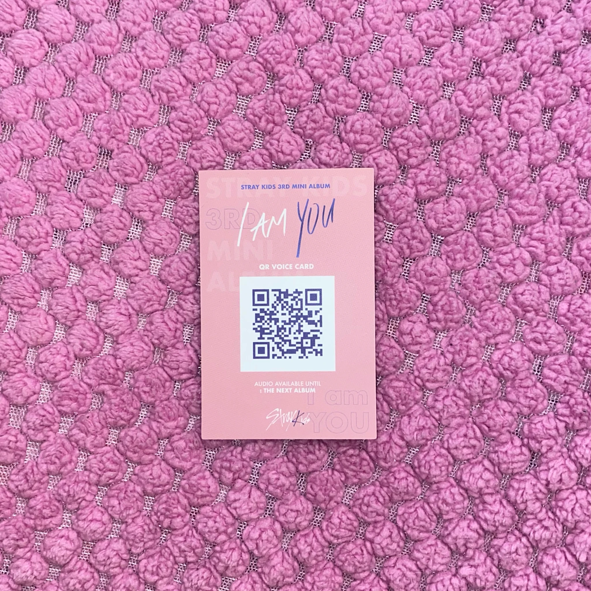 Stray Kids I.N Stray Kids - I.N - I am YOU Album album photocard C version printed signed listing photo 2