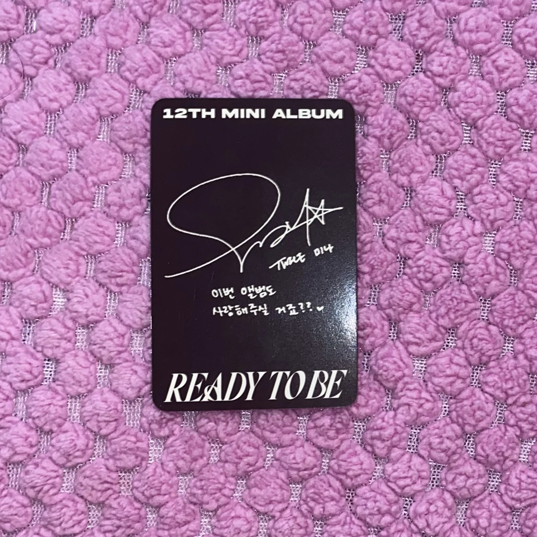 TWICE Mina TWICE-Mina-Album-READY TO BE listing photo 2
