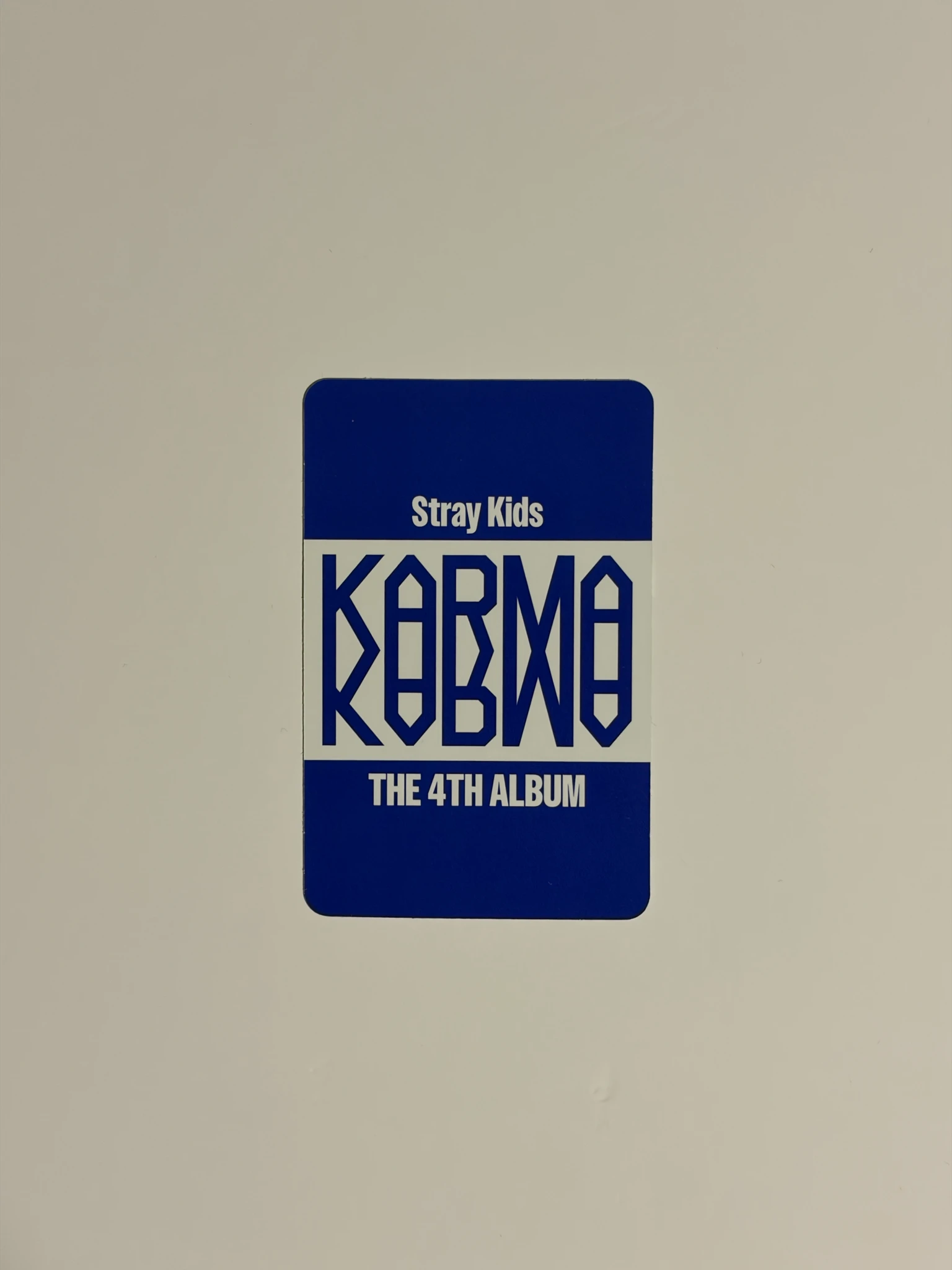 Stray Kids Changbin Stray Kids - Changbin - KARMA Album album photocard accordion version listing photo 2